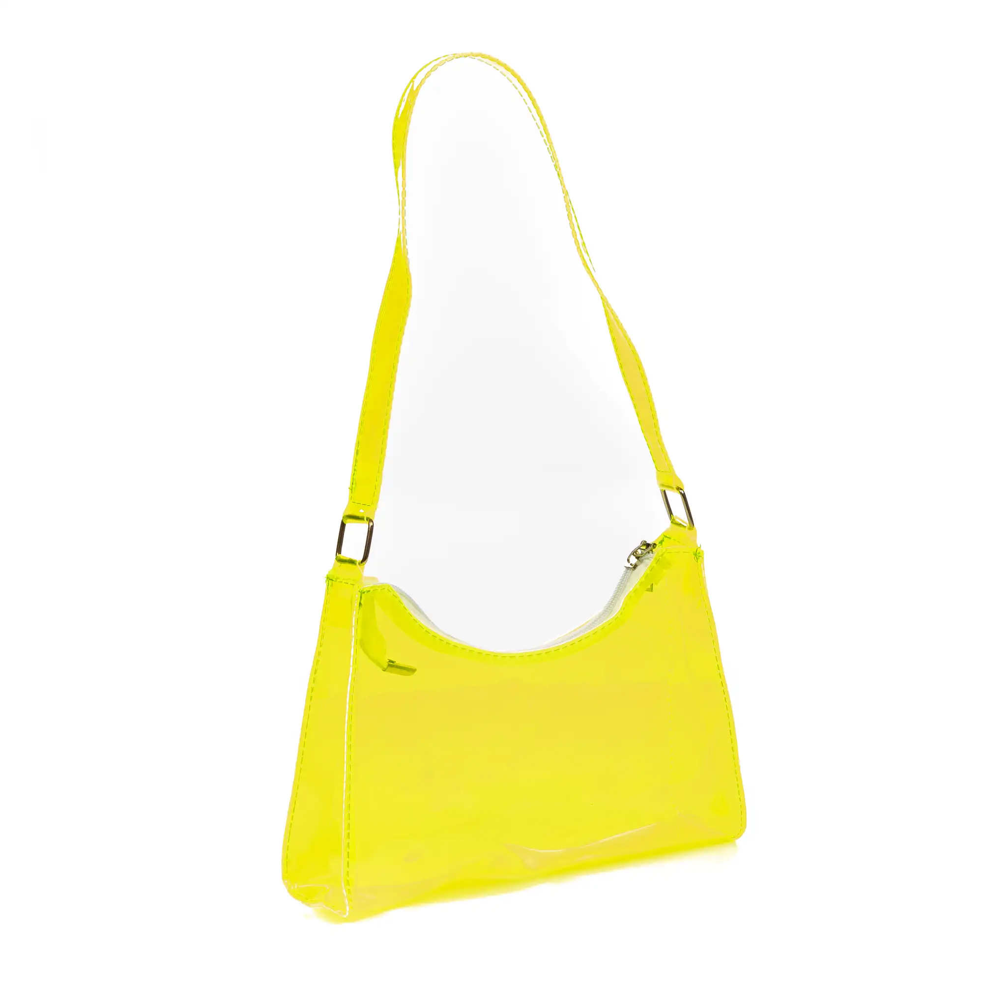 Zeri bolso de hombro de PVC transparente.