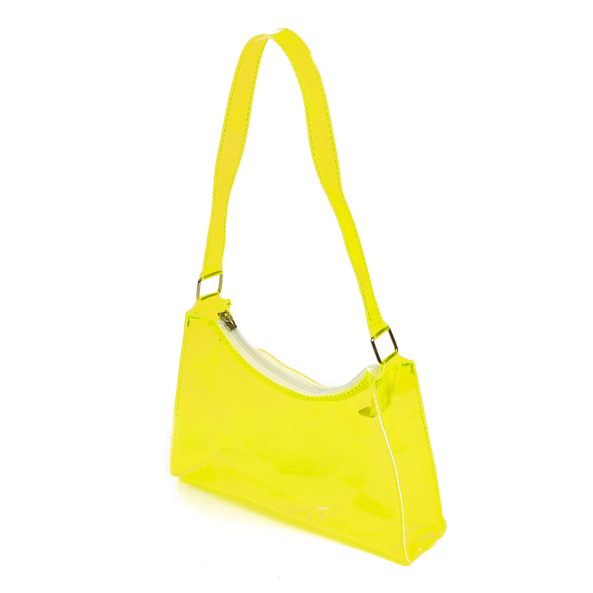 Zeri bolso de hombro de PVC transparente.