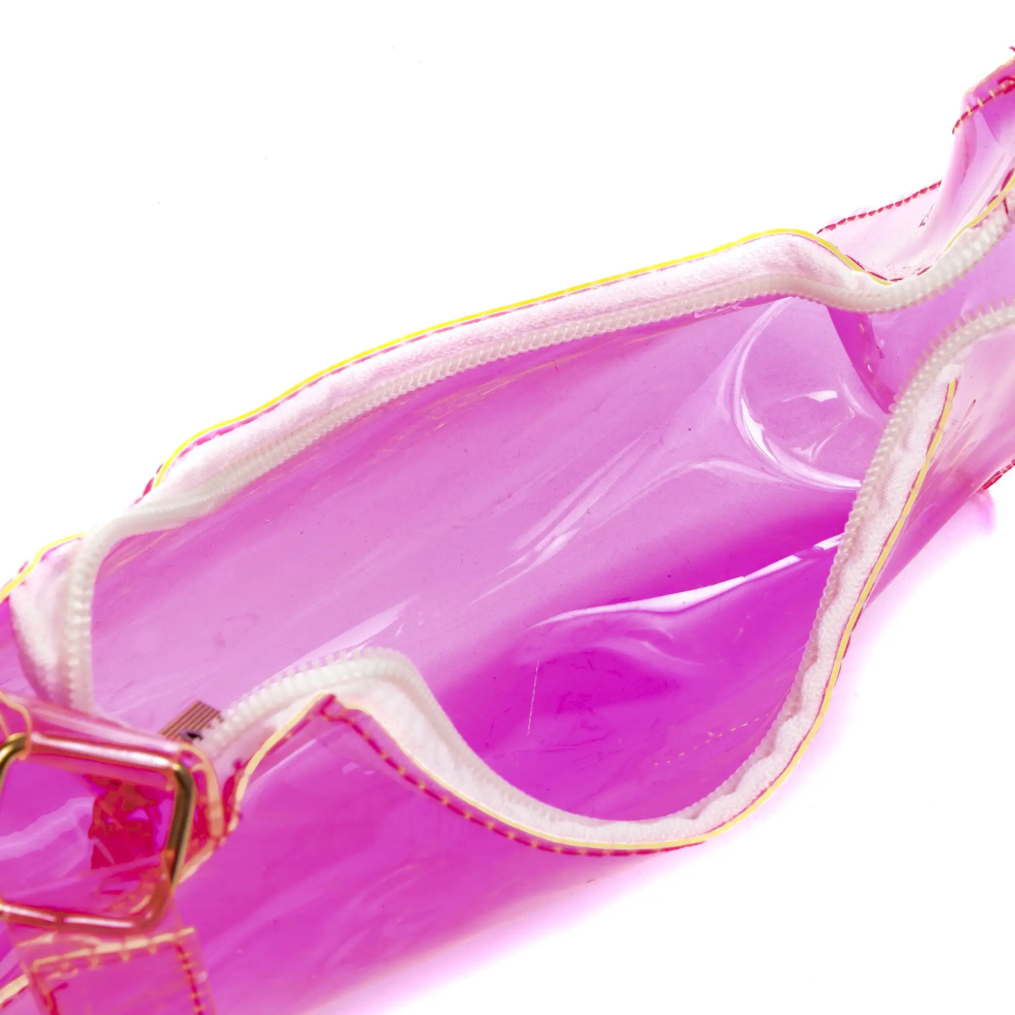 Zeri bolso de hombro de PVC transparente.