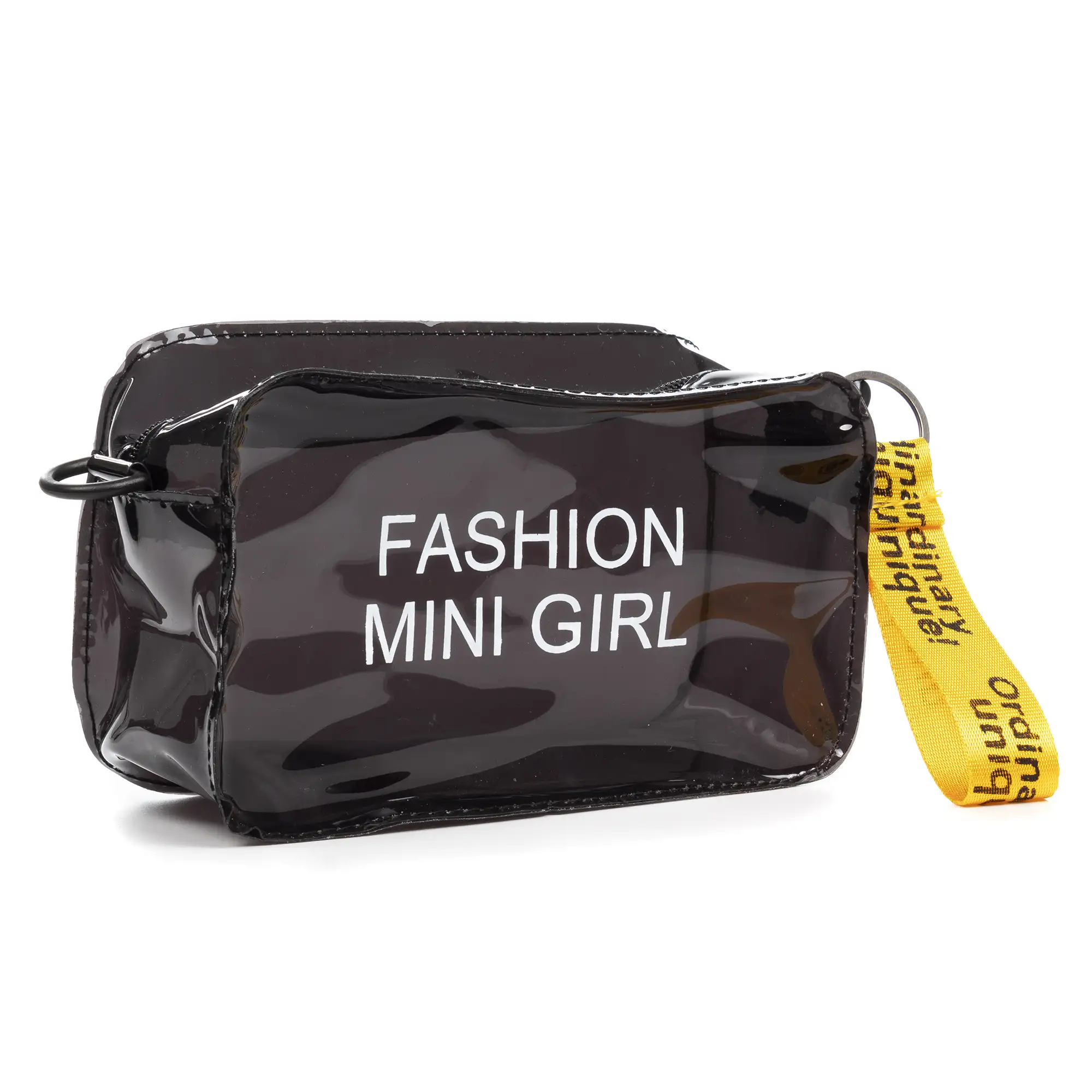Zenevredo bolso de hombro mini, de PVC transparente.