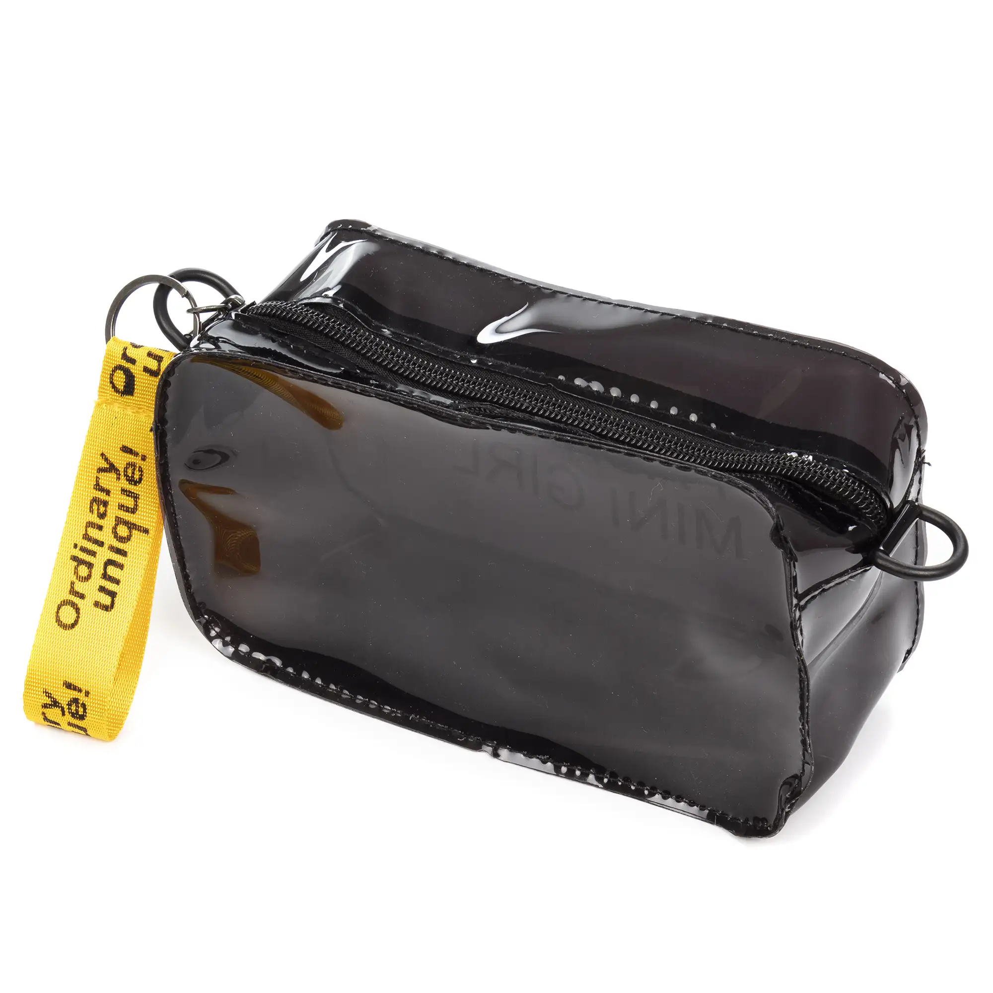 Zenevredo bolso de hombro mini, de PVC transparente.