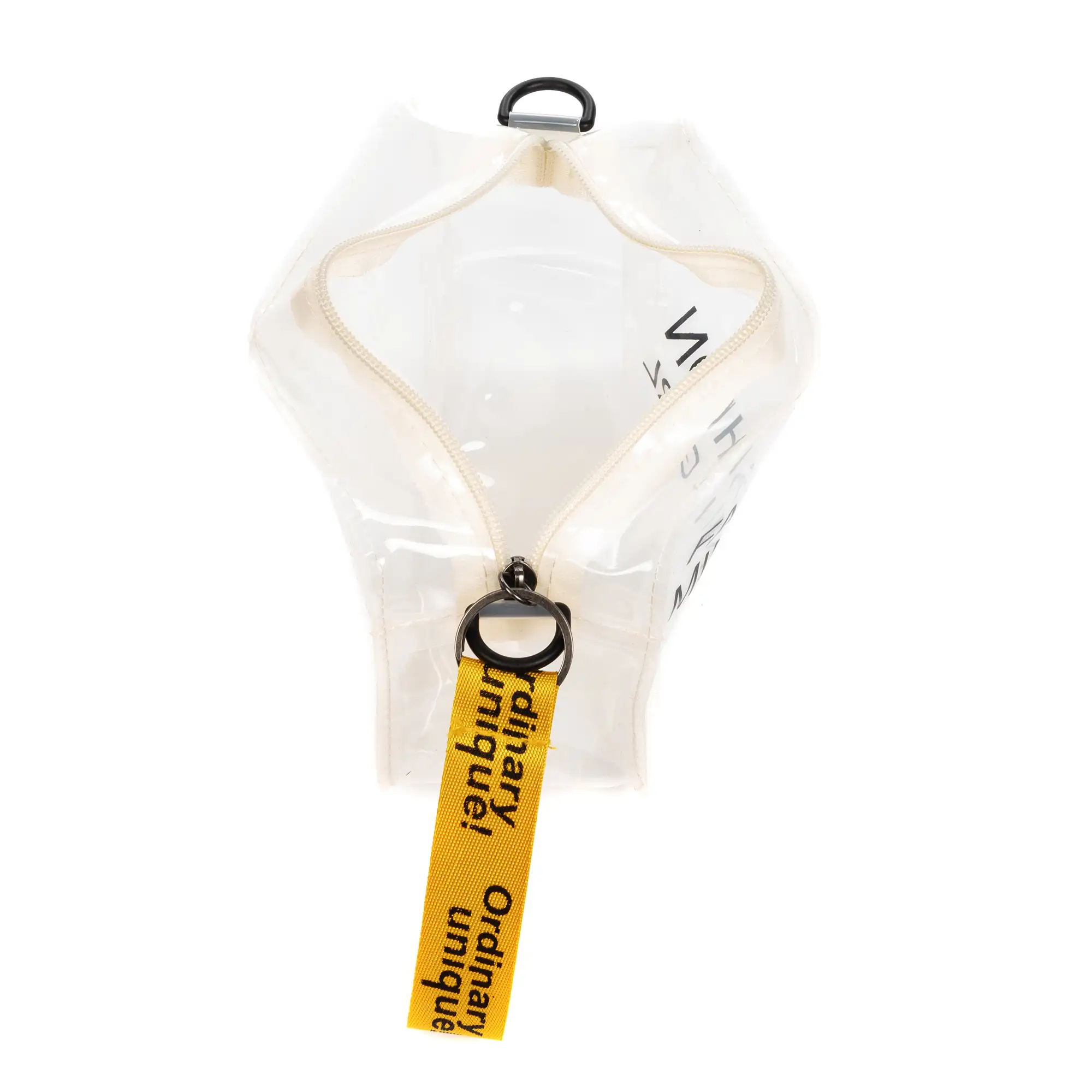 Zenevredo bolso de hombro mini, de PVC transparente.