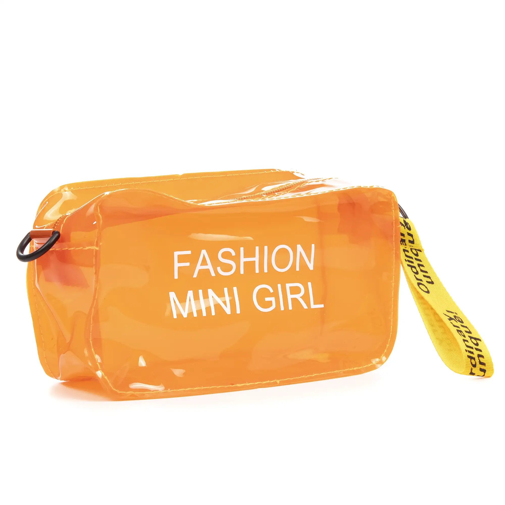 Zenevredo bolso de hombro mini, de PVC transparente.