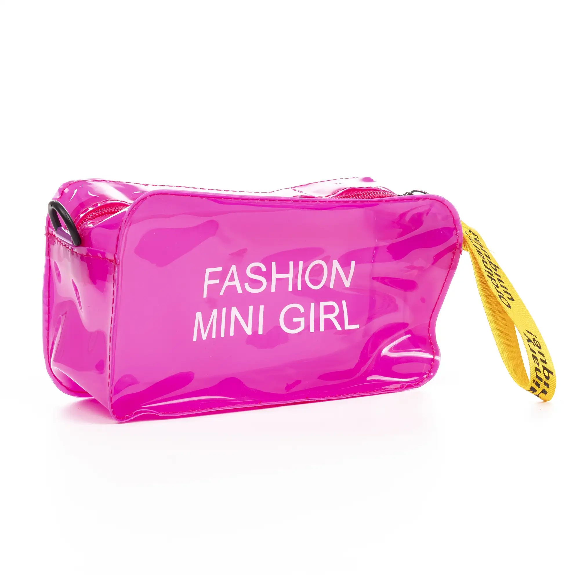 Zenevredo bolso de hombro mini, de PVC transparente.