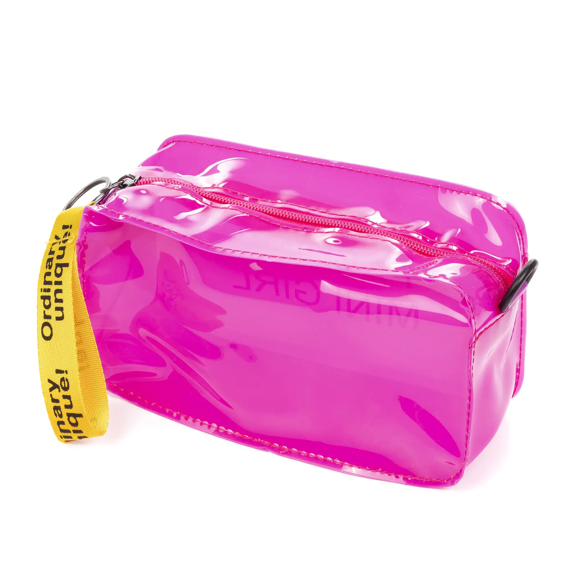 Zenevredo bolso de hombro mini, de PVC transparente.
