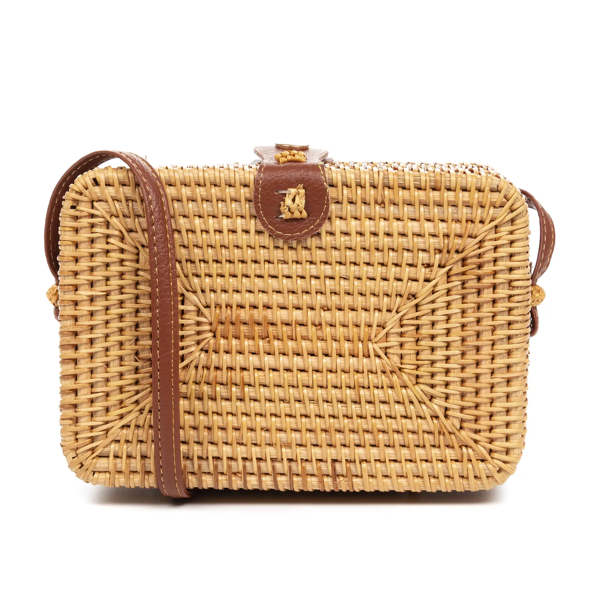 Zaccanopoli bolso bandolera de ratán.