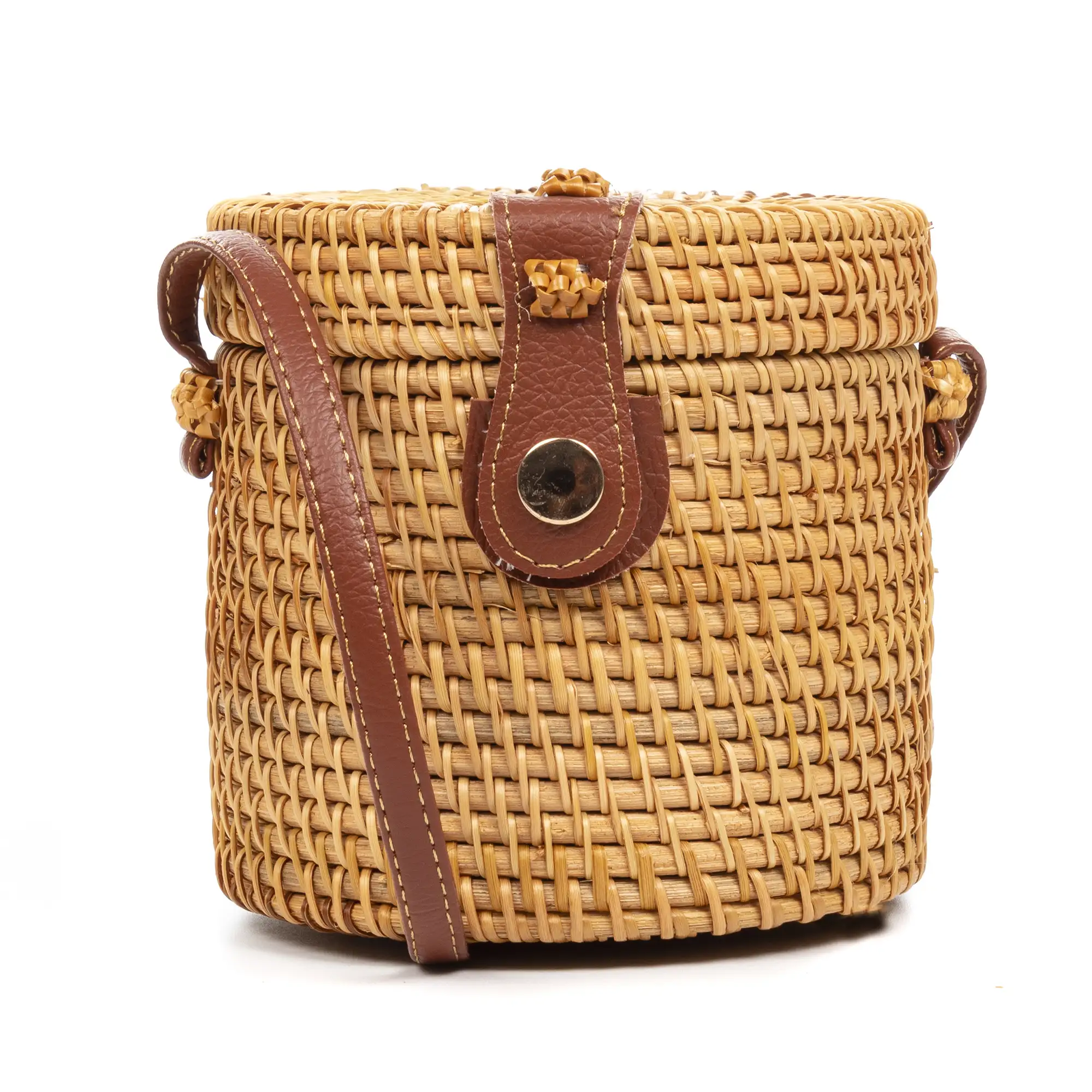 Zagarise bolso bandolera de ratán.