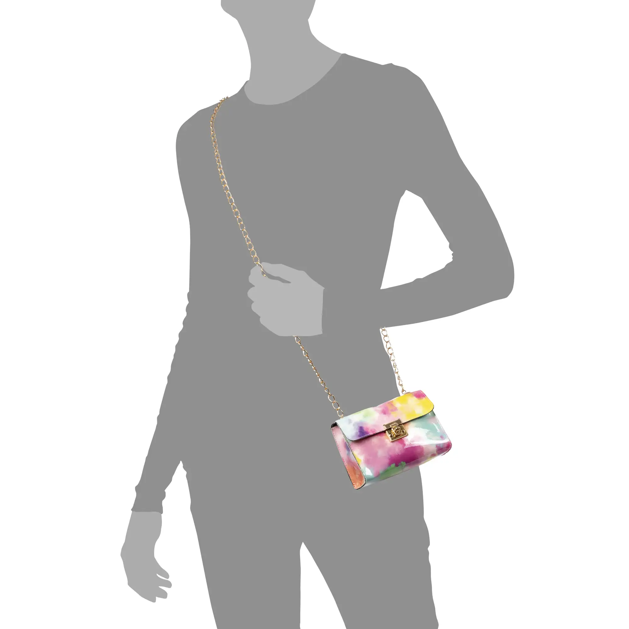 Foglio bolso bandolera mujer. Estampado multicolor.