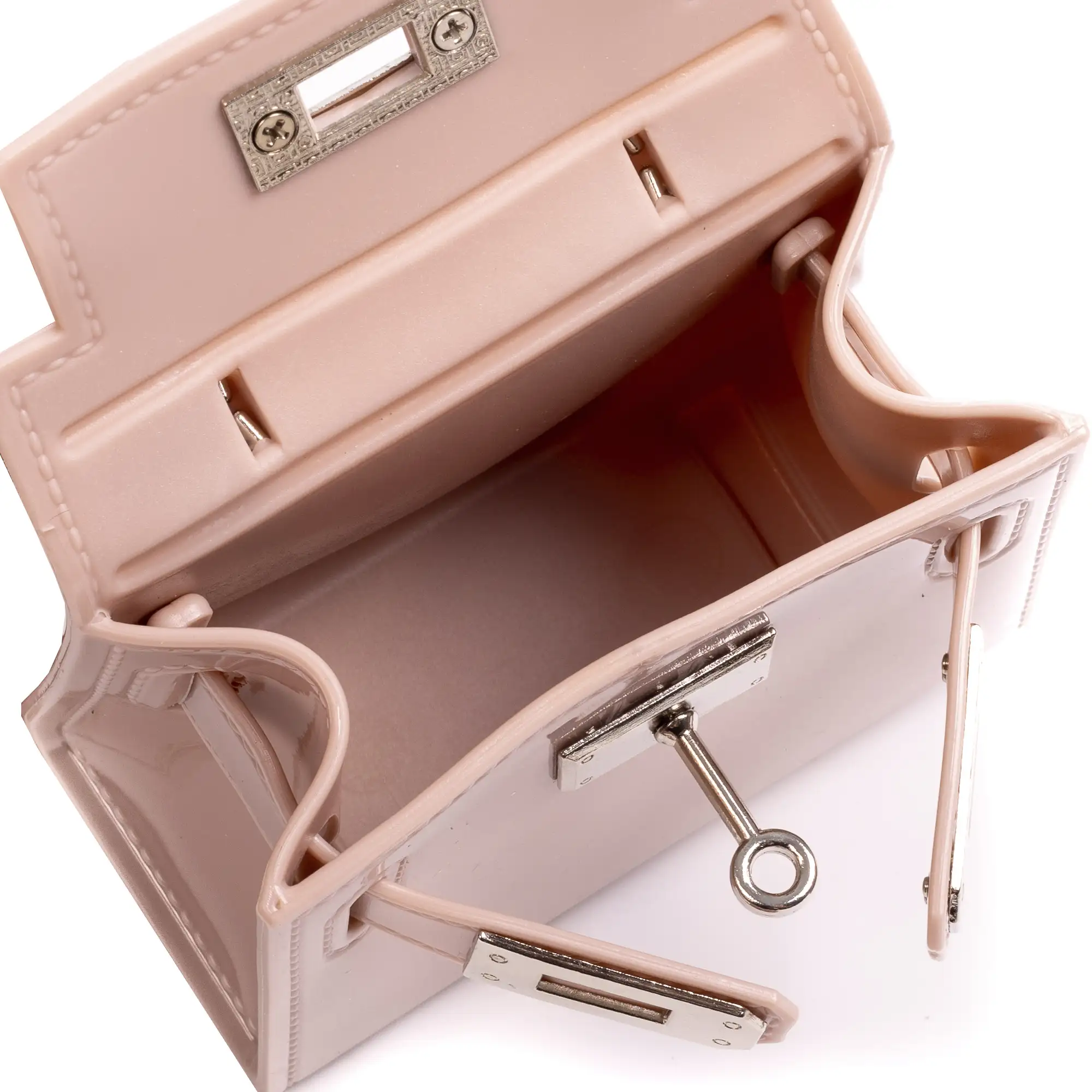 Villadeati bolso de mano mini Tote de pvc.