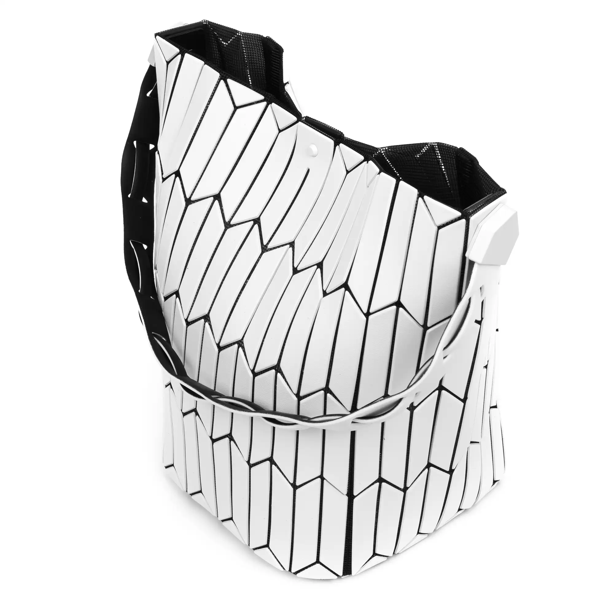 Arroscia bolso de hombro diseño geométrico.