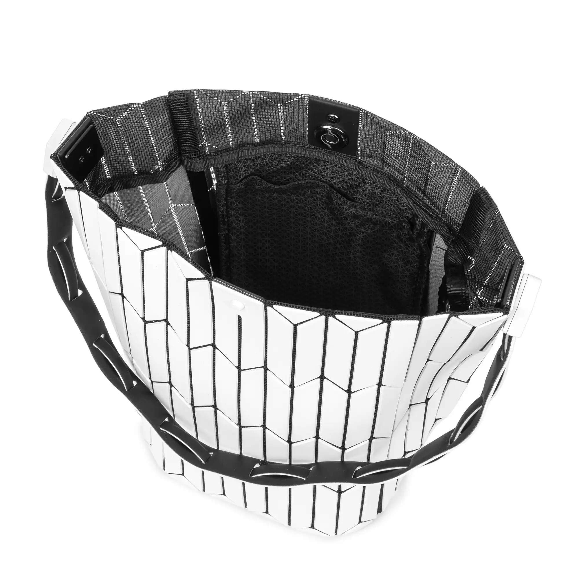 Arroscia bolso de hombro diseño geométrico.