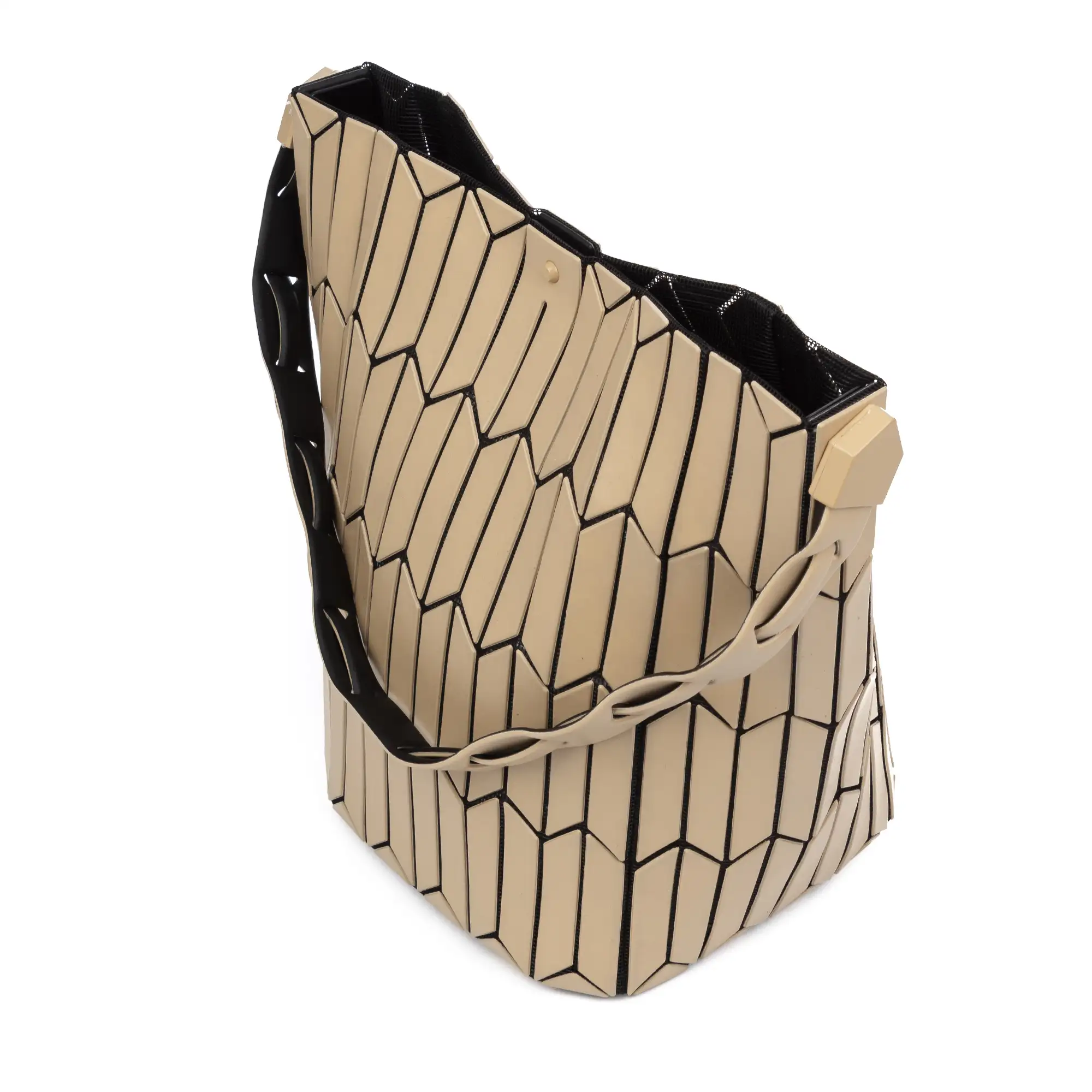 Arroscia bolso de hombro diseño geométrico.