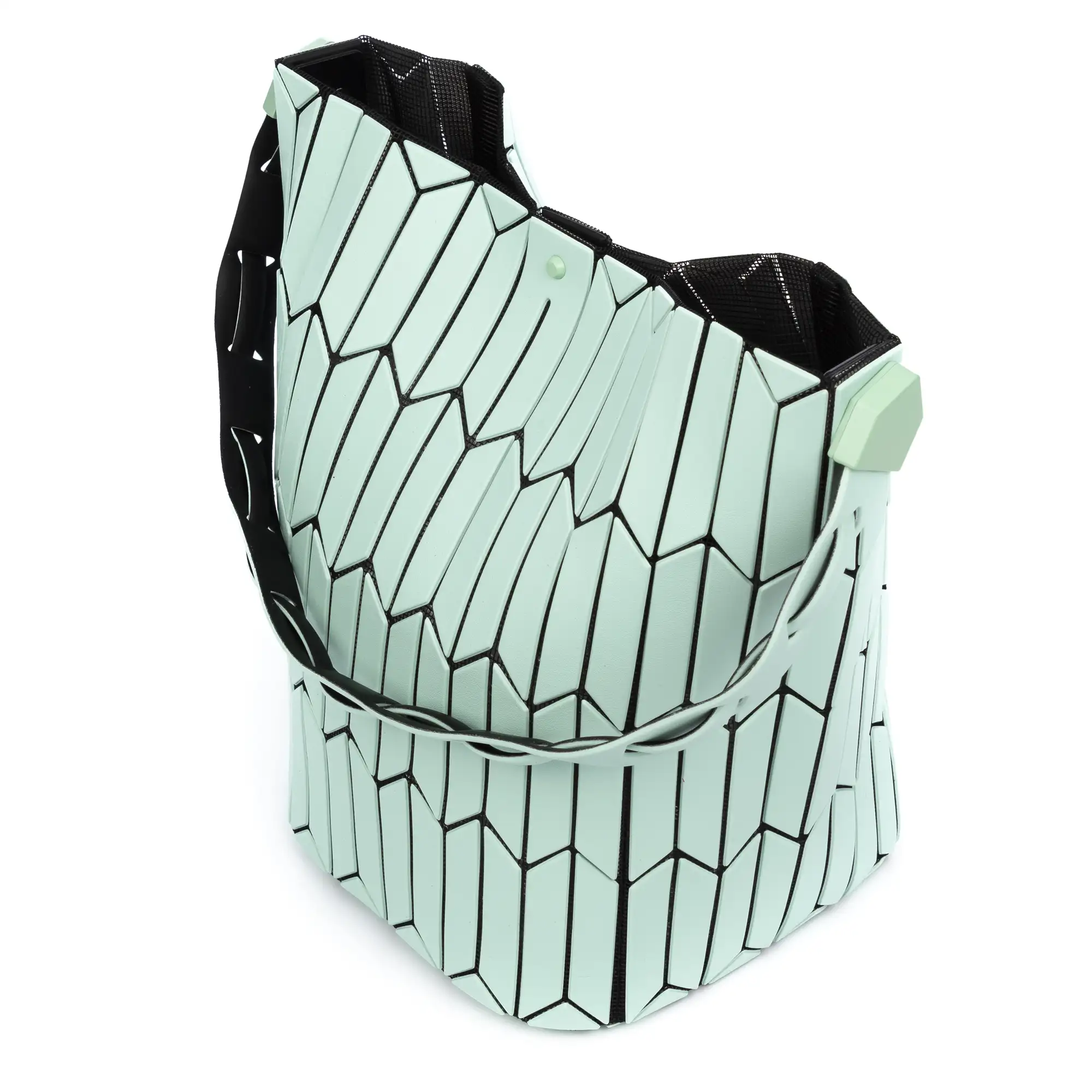 Arroscia bolso de hombro diseño geométrico.