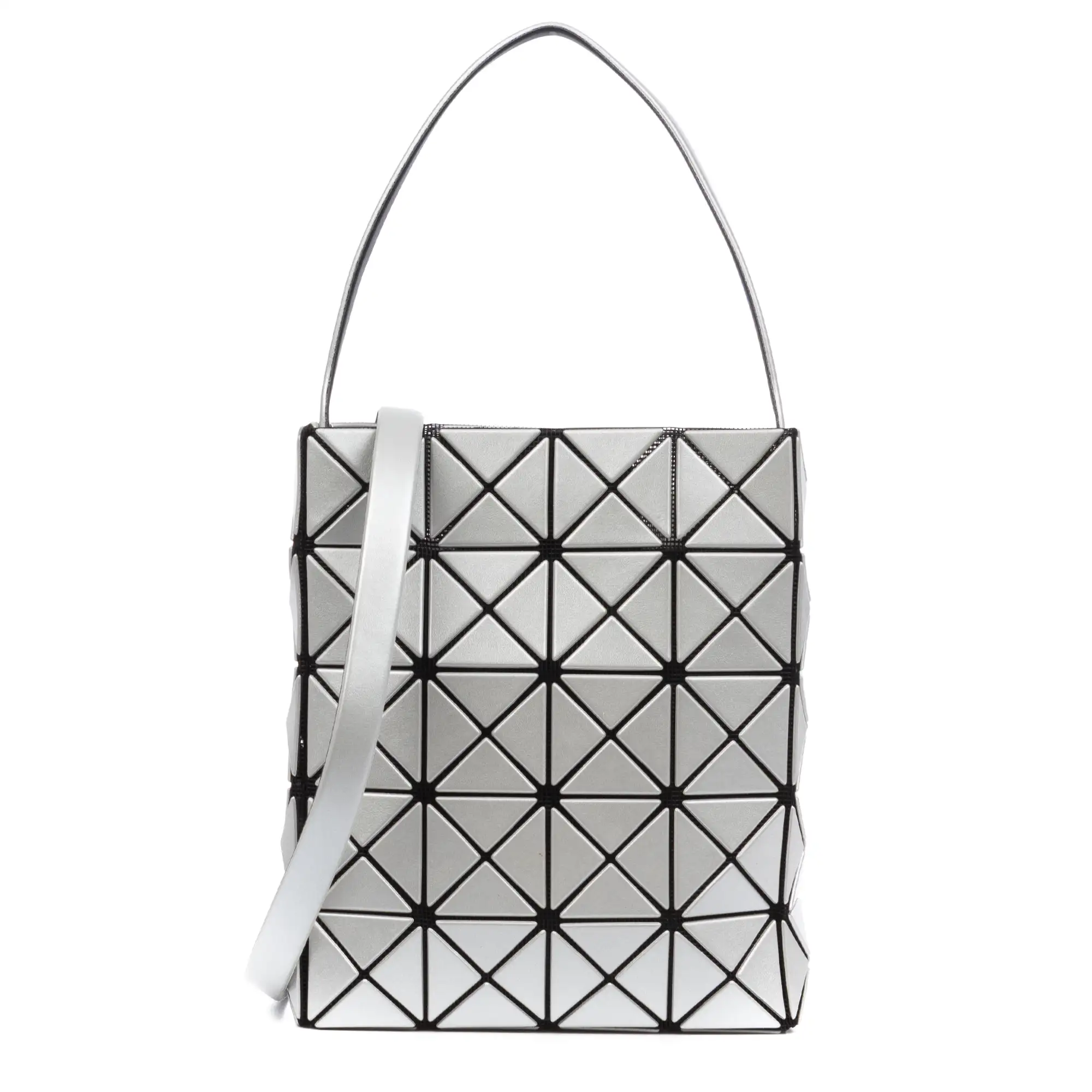 Aterno bolso bandolera y de mano de diseño geométrico.