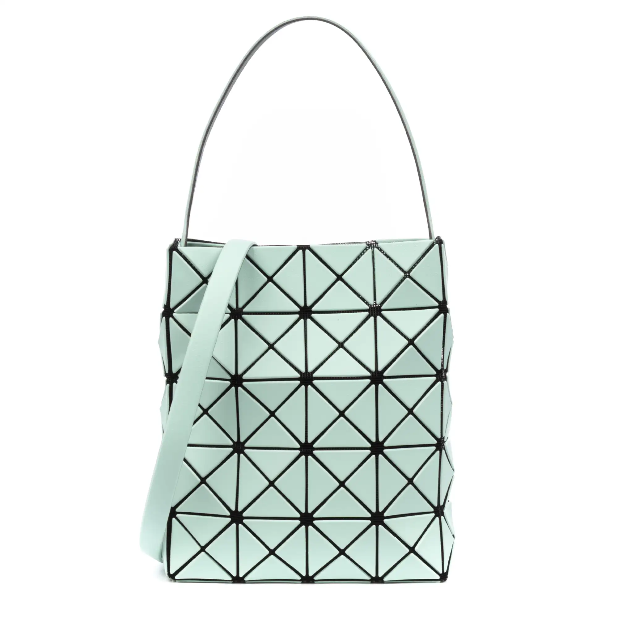 Aterno bolso bandolera y de mano de diseño geométrico.