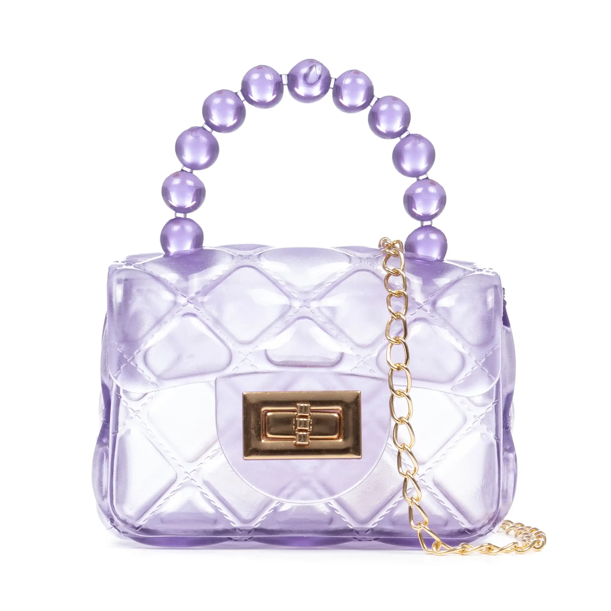 Villalvernia bolso de mano mini de pvc brillante