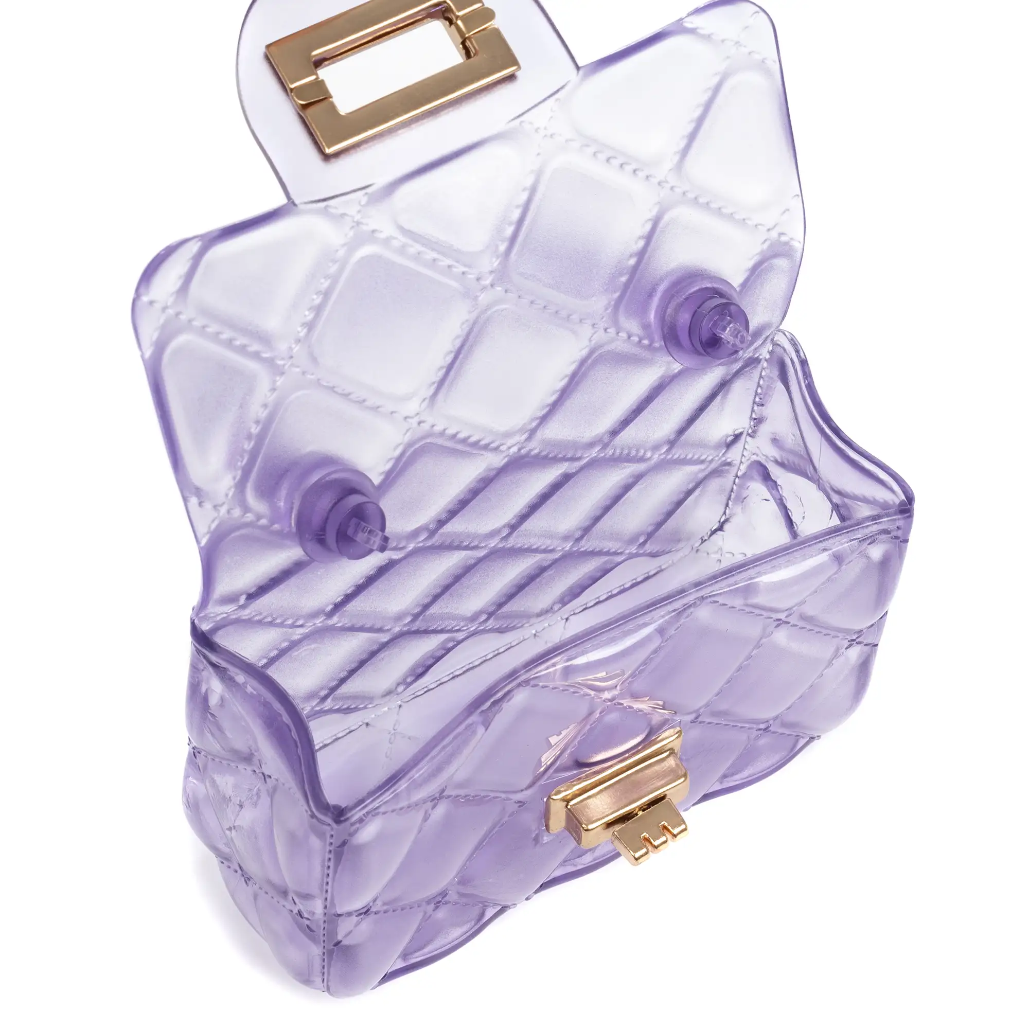 Villalvernia bolso de mano mini de pvc brillante
