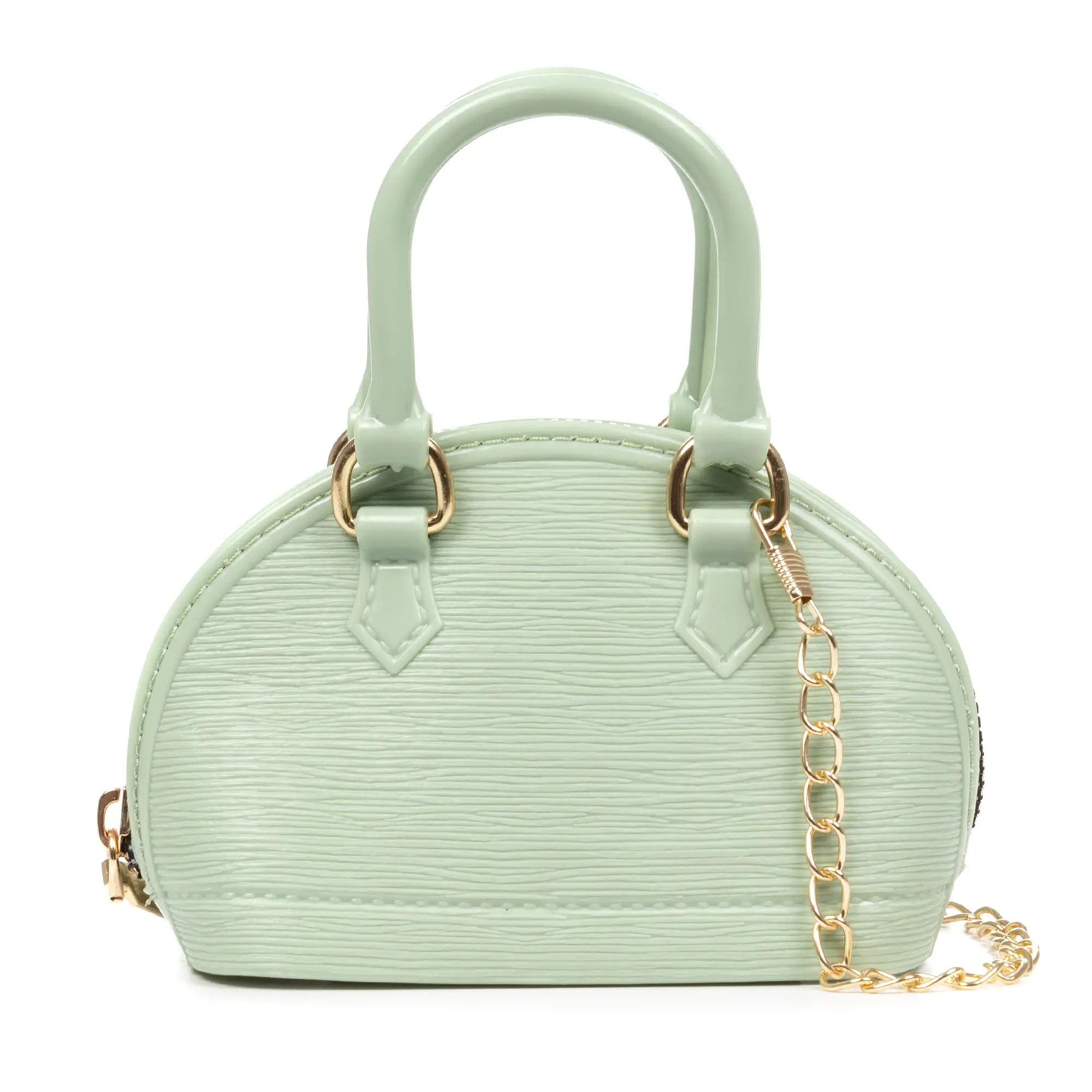 Villamagna bolso de mano mini, de pvc con cadena para hombro
