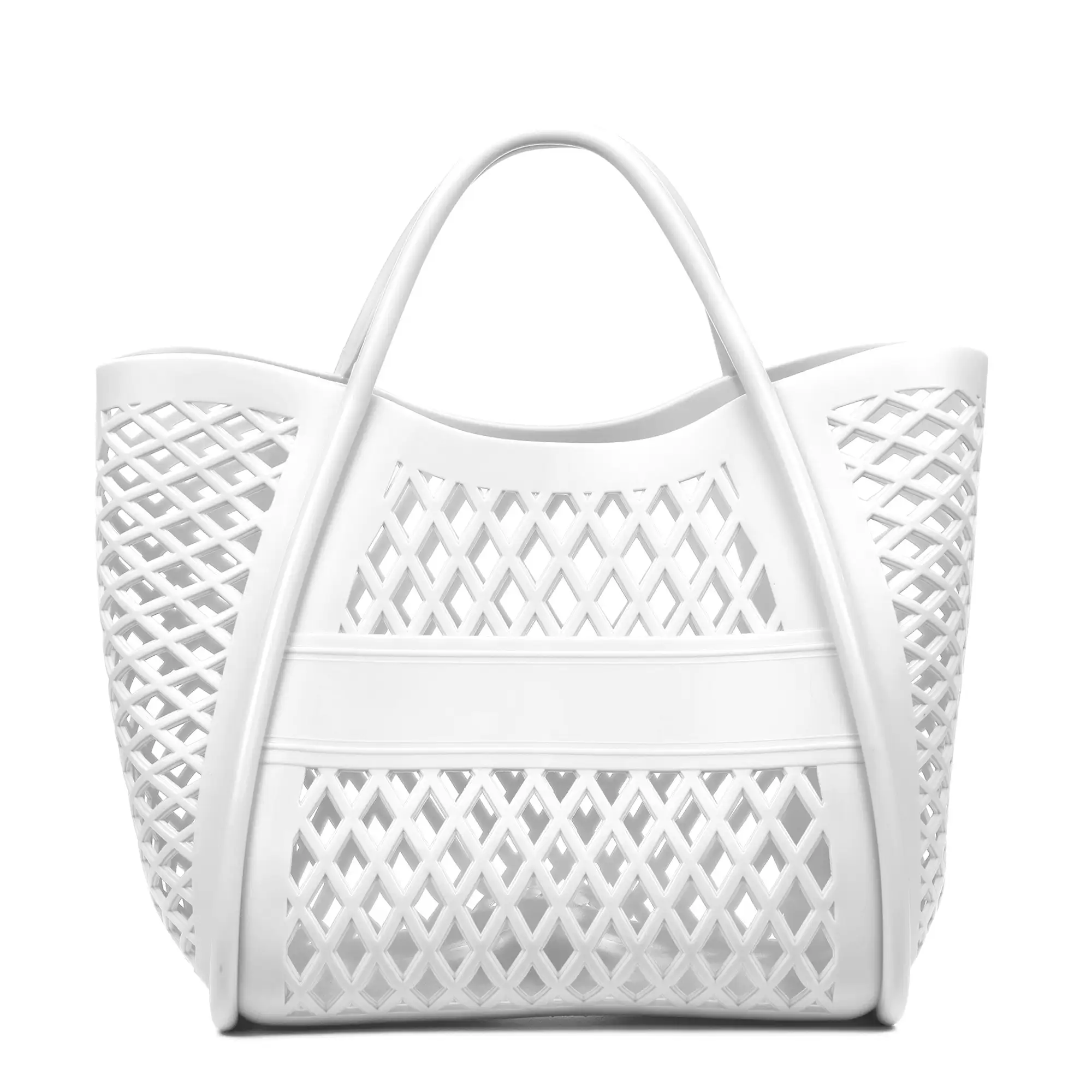 Villamar bolso Shopper cesta. De pvc perforado diseño exclusivo