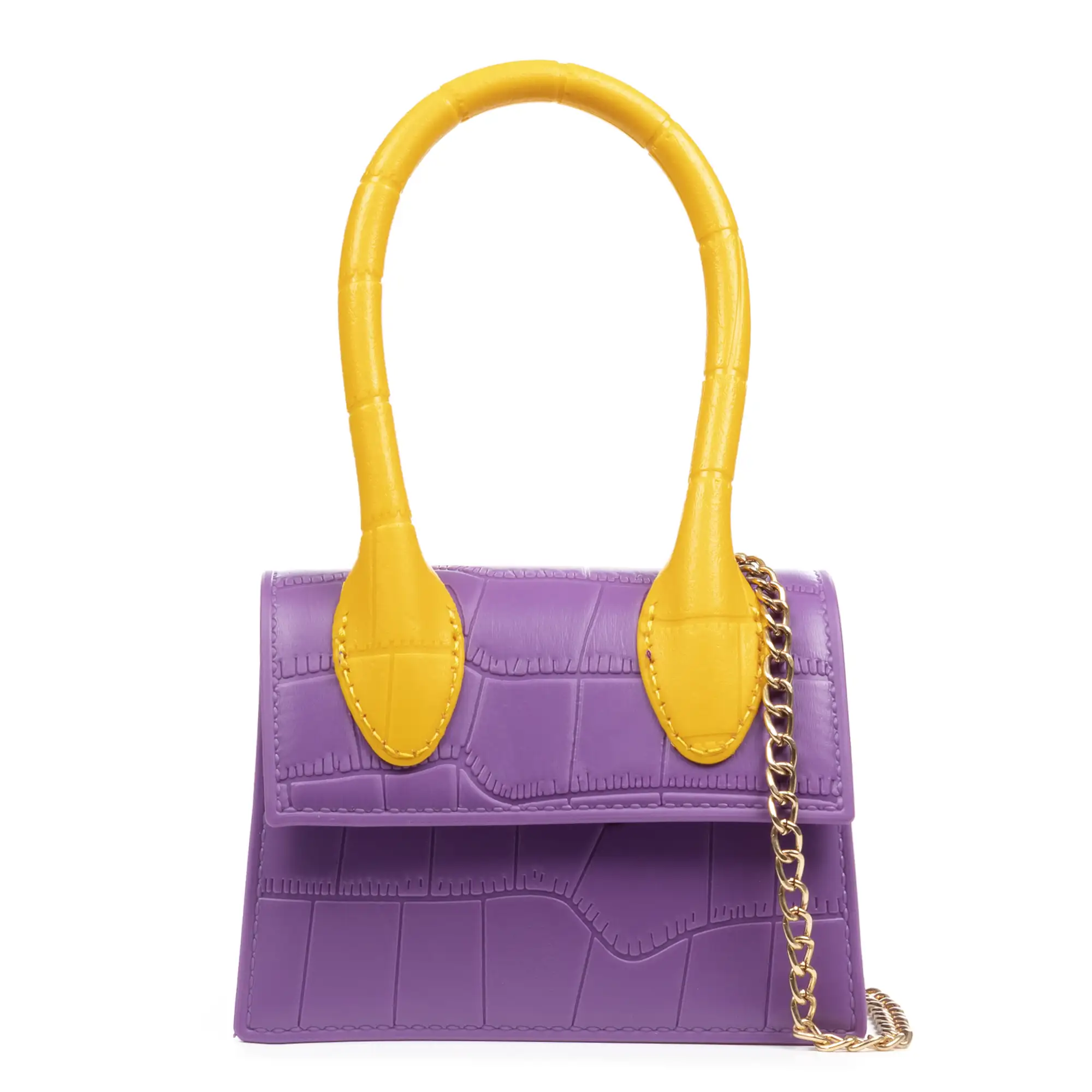 Villamassargia bolso de mano mini, de pvc con asa delantera