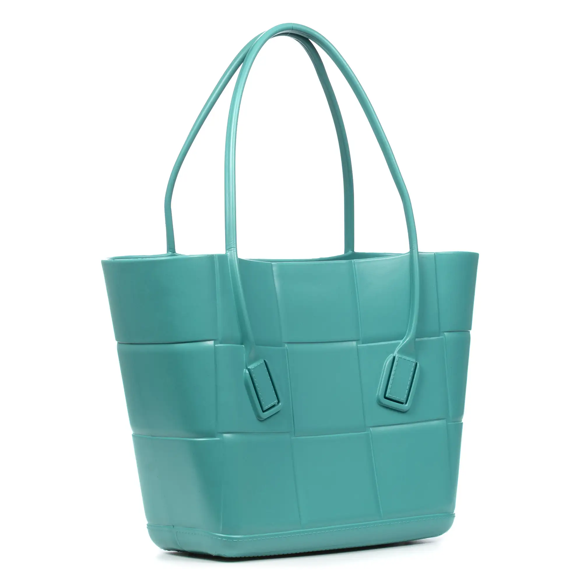 Villandro bolso Shopper cesta, de pvc soft monopieza grabado con grandes asas