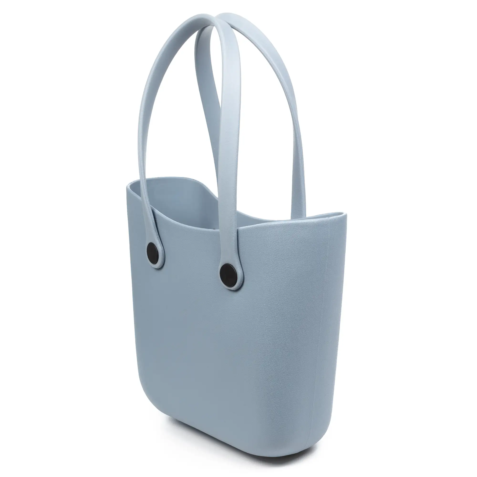 VillaPoma bolso Shopper de playa , de goma EVA con asas largas y charm decorativos
