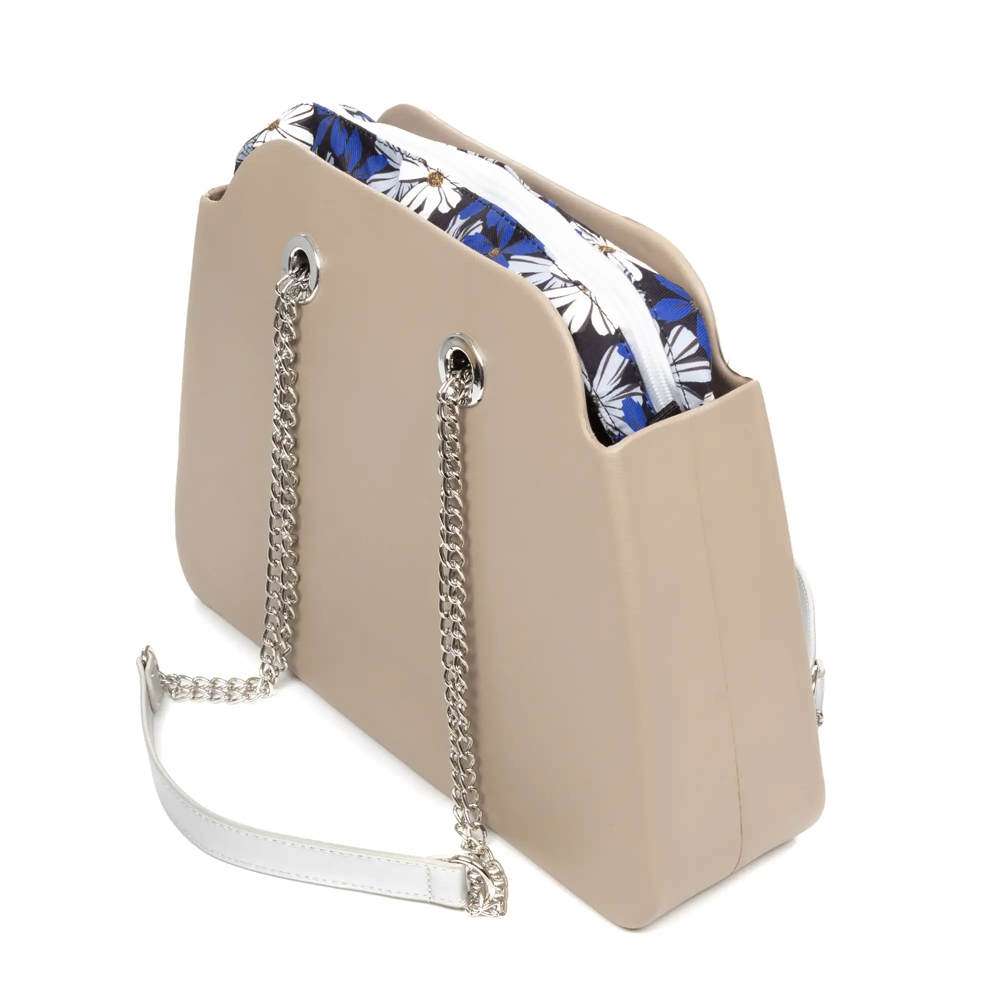 Villarbasse bolso de hombro, de goma eva con bolso interior estampado