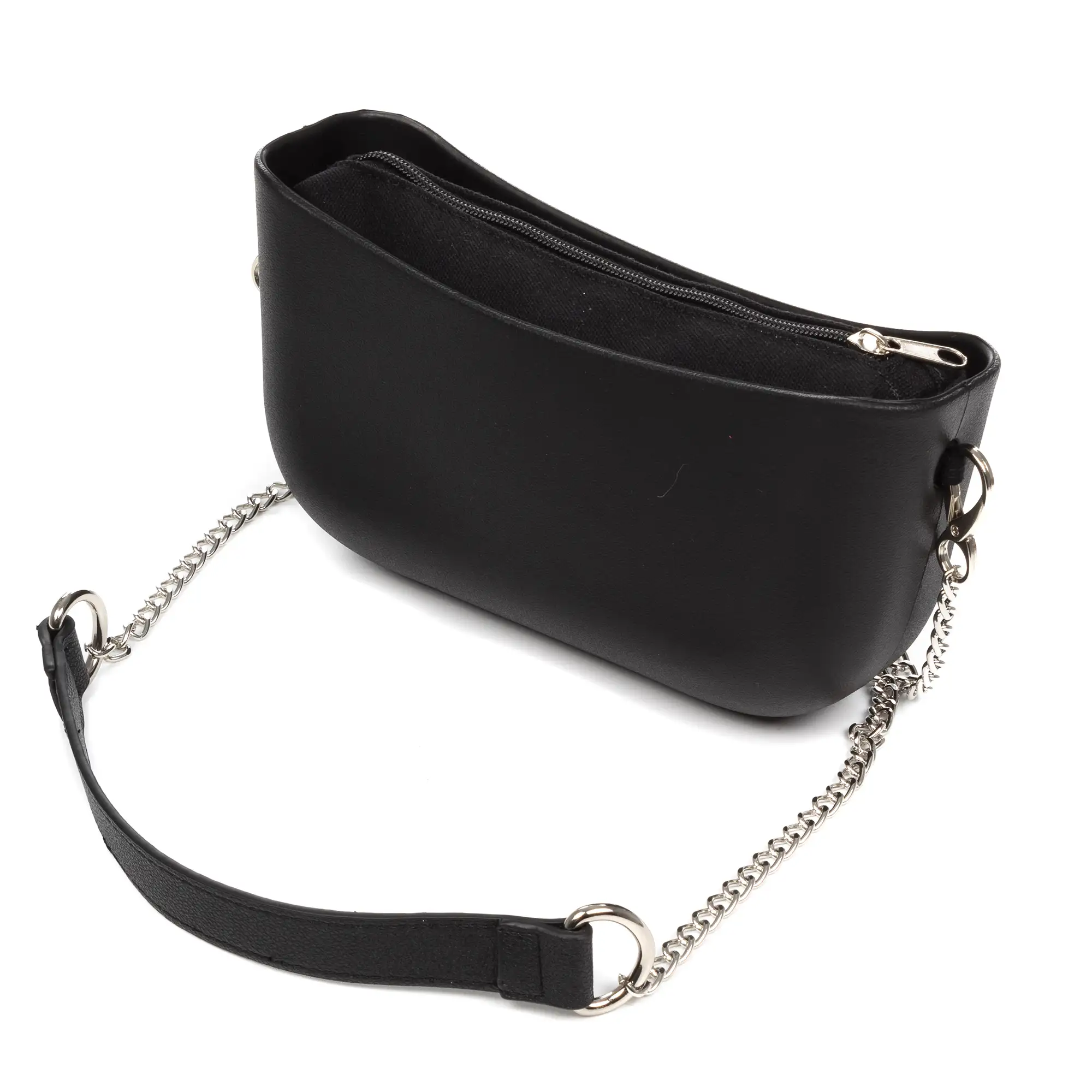 Villaricca bolso bandolera, de goma eva con correa y bolsa interior.