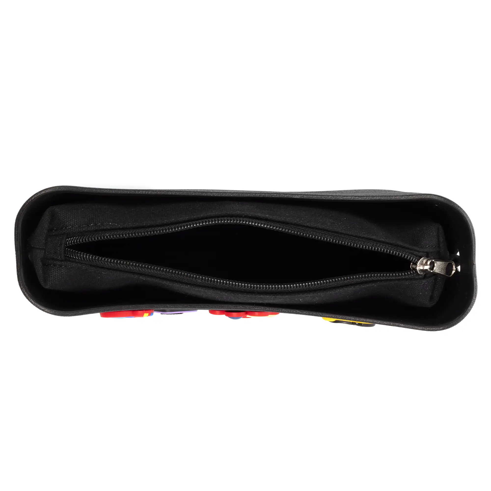 Villaricca bolso bandolera, de goma eva con correa y bolsa interior.