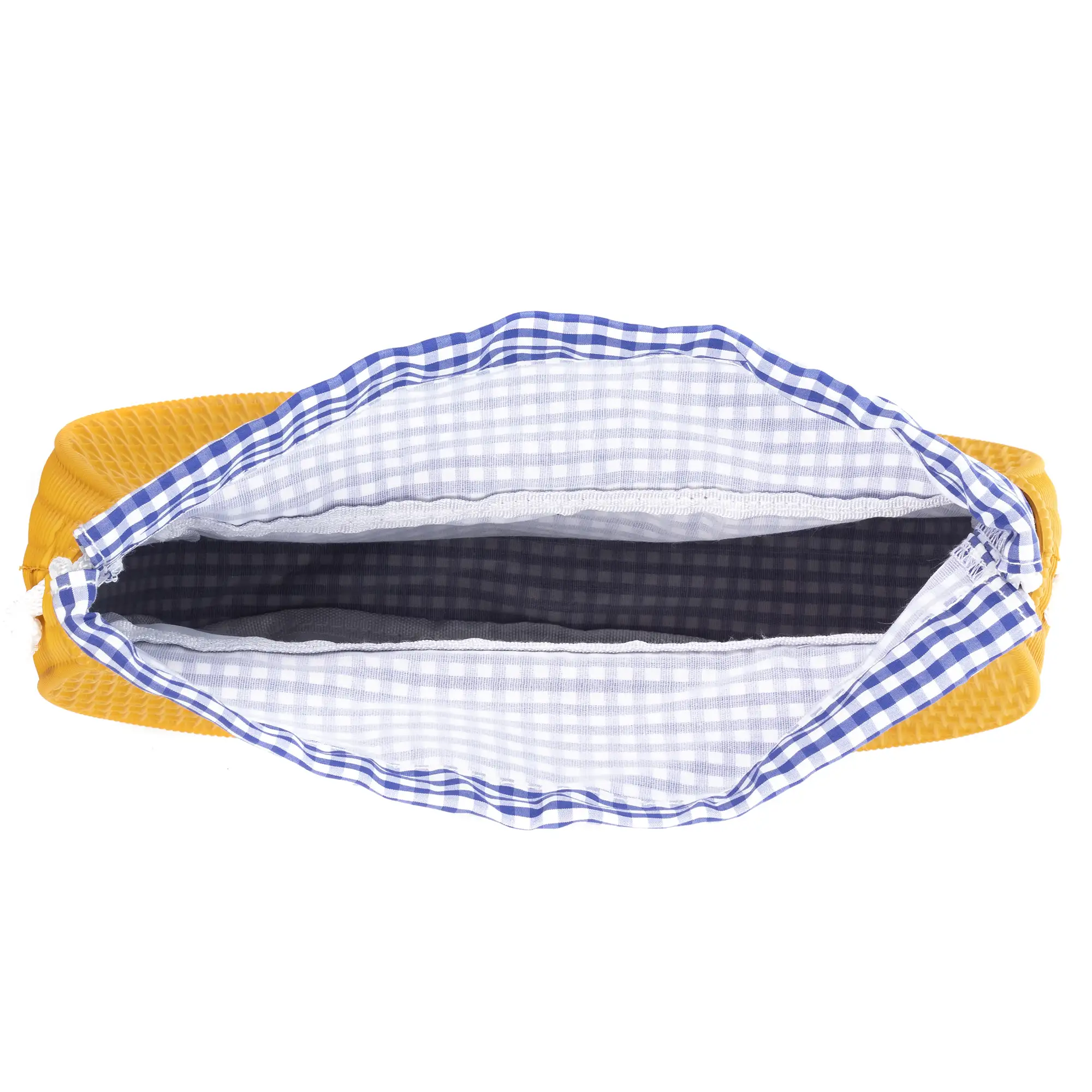 Villarosa bolso bandolera, de goma eva grabado con patrón de diseño, bolsa interior estampada.