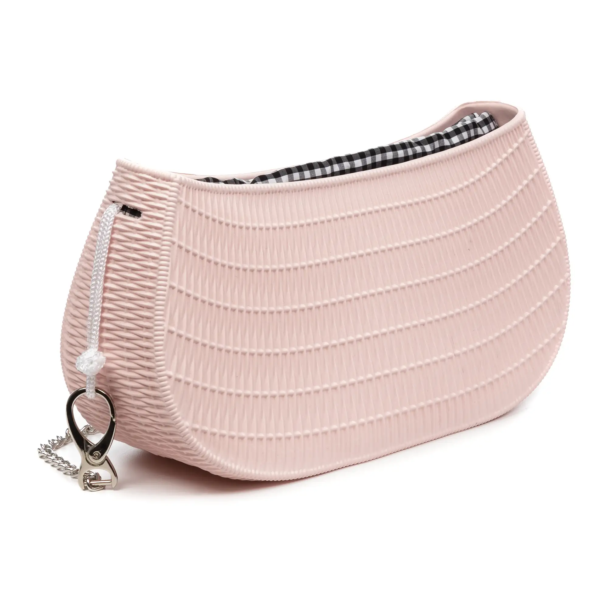 Villarosa bolso bandolera, de goma eva grabado con patrón de diseño, bolsa interior estampada.