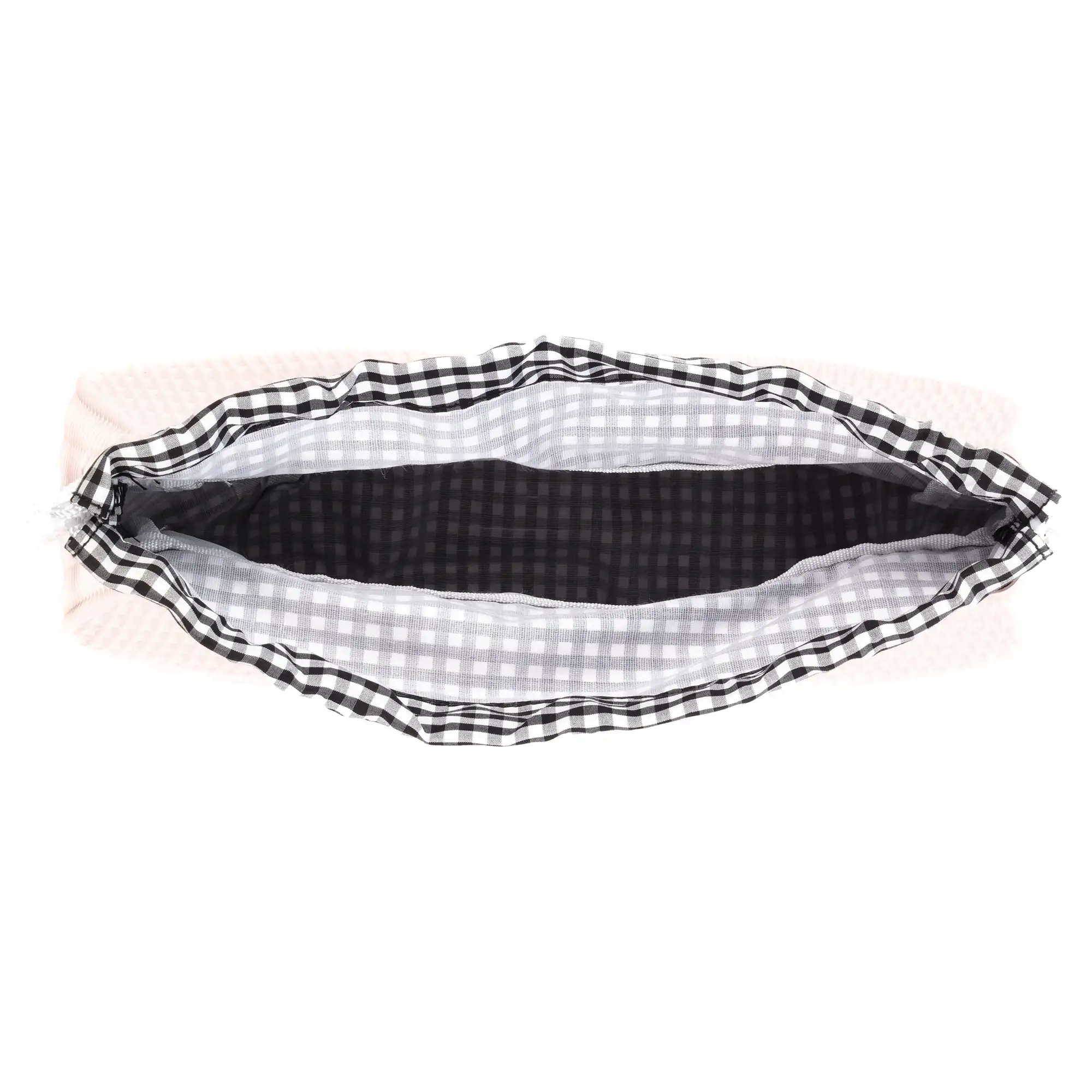 Villarosa bolso bandolera, de goma eva grabado con patrón de diseño, bolsa interior estampada.