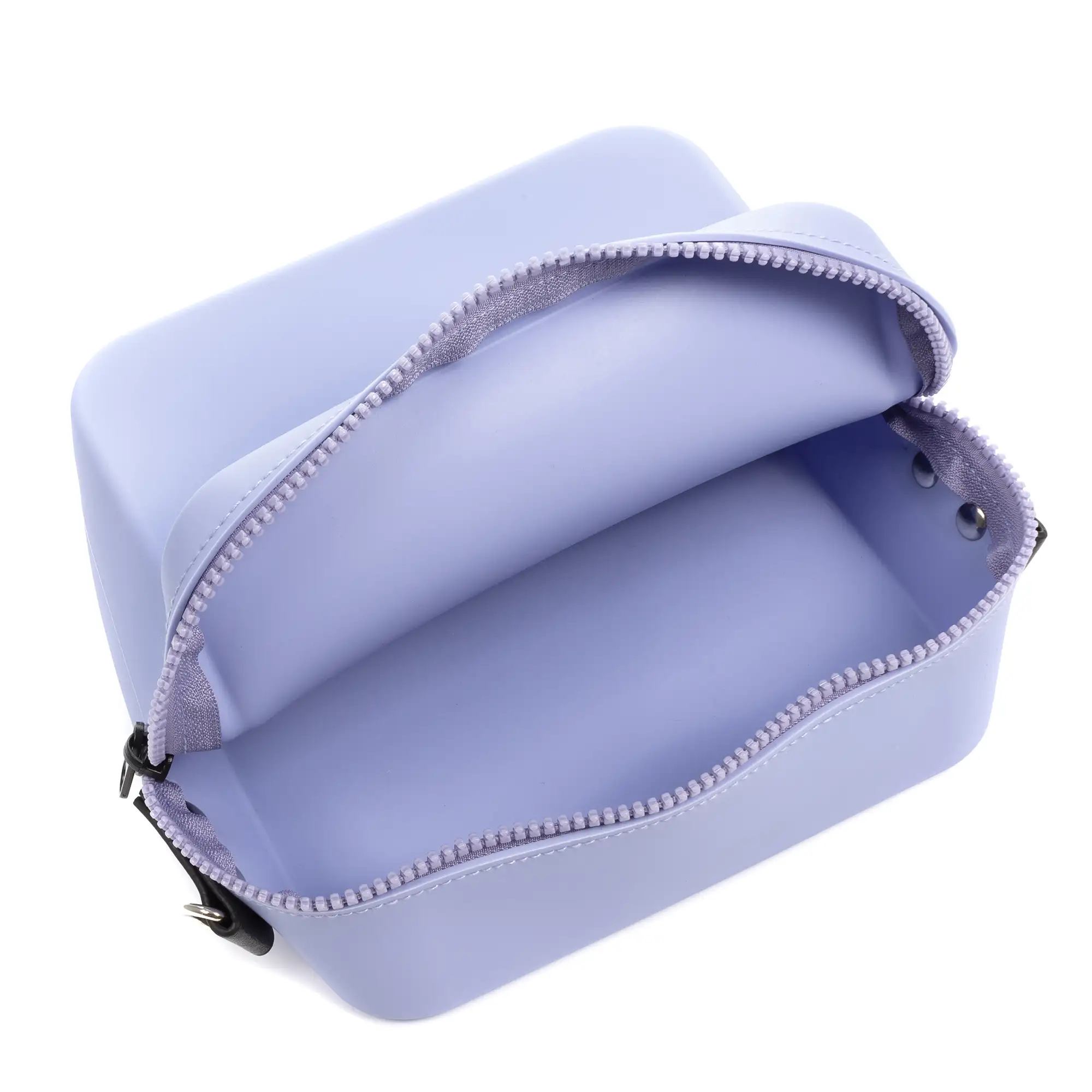 Villasalto bolso bandolera cuadrado de silicona, con correa diseño intercambiable.