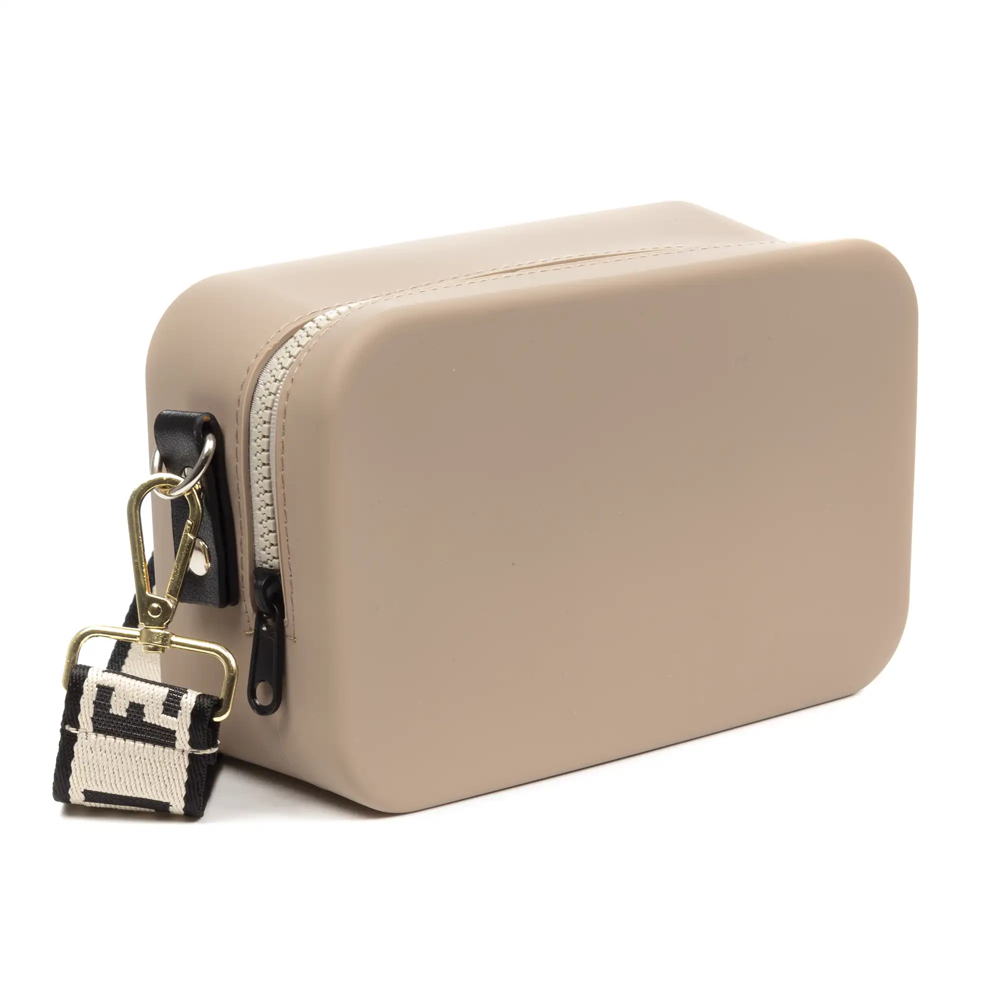 Villasanta bolso bandolera rectangular de silicona, con correa diseño intercambiable.