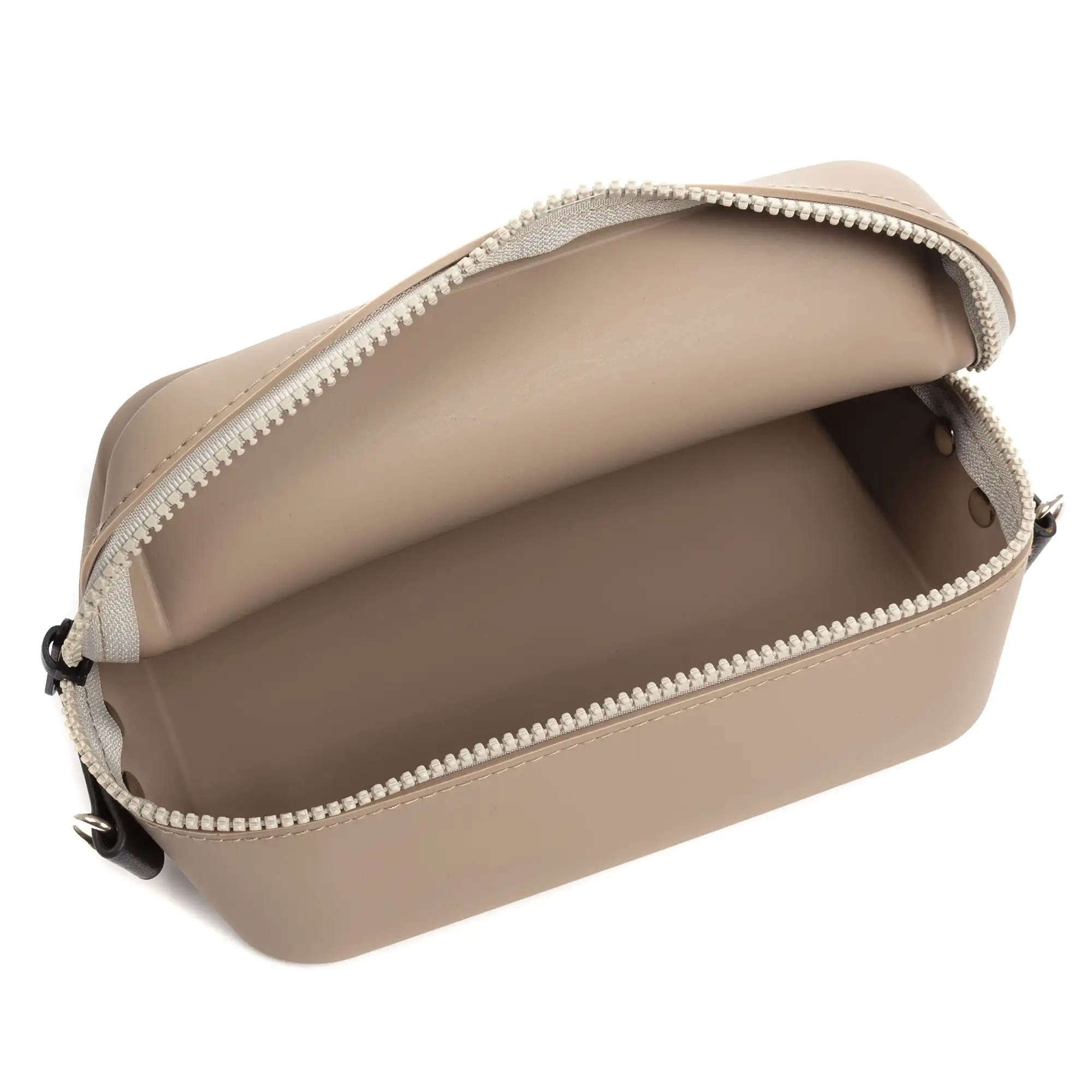 Villasanta bolso bandolera rectangular de silicona, con correa diseño intercambiable.