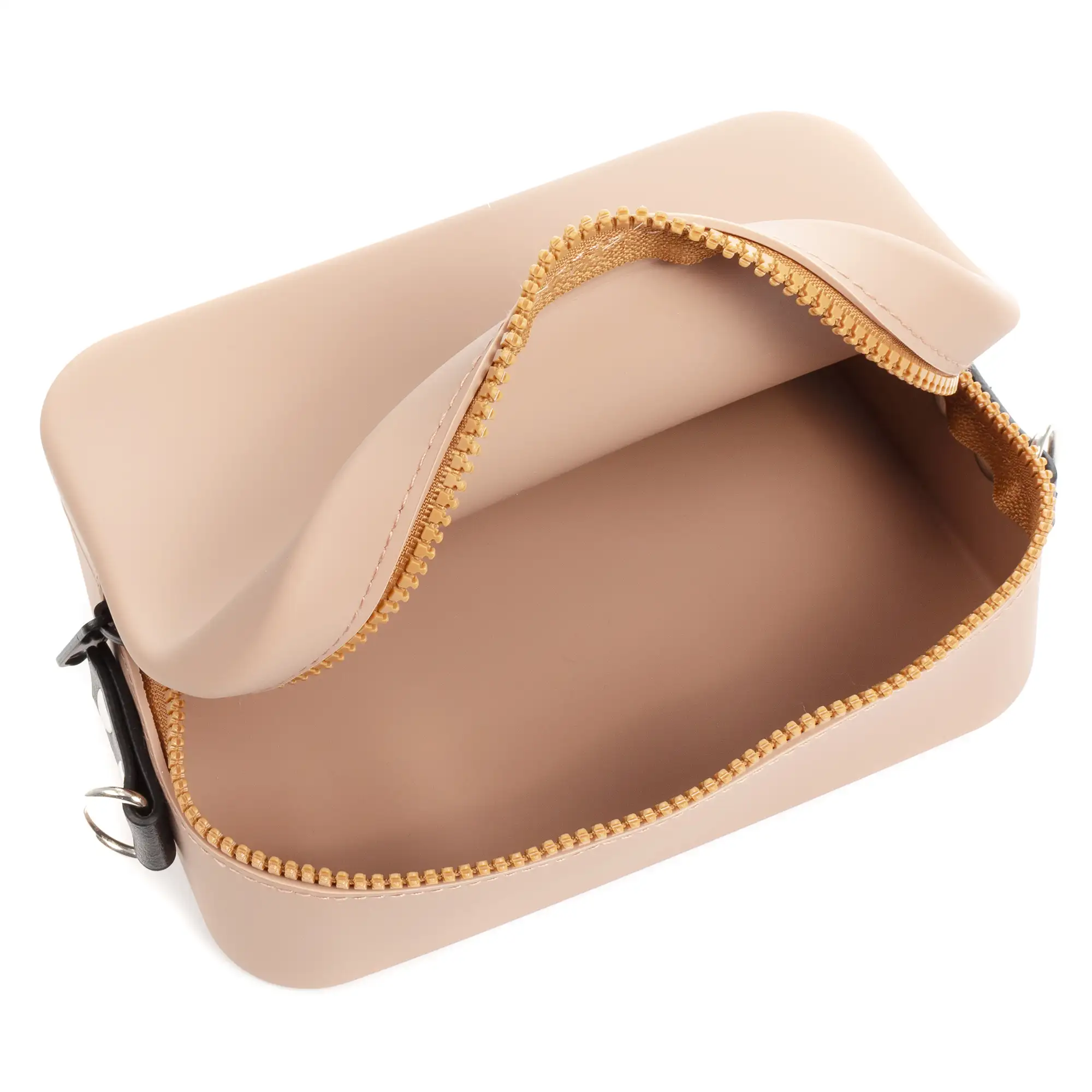 Villasanta bolso bandolera rectangular de silicona, con correa diseño intercambiable.