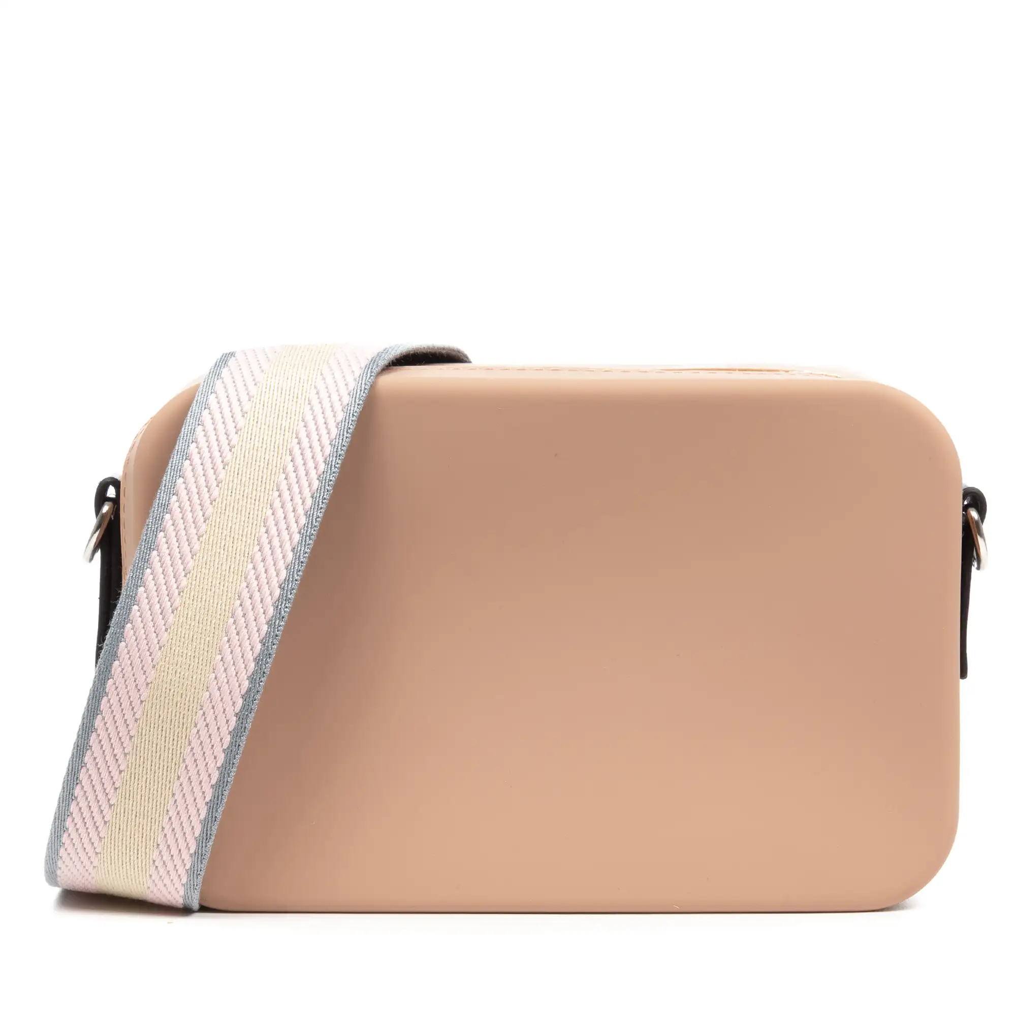 Villasanta bolso bandolera rectangular de silicona, con correa diseño intercambiable.