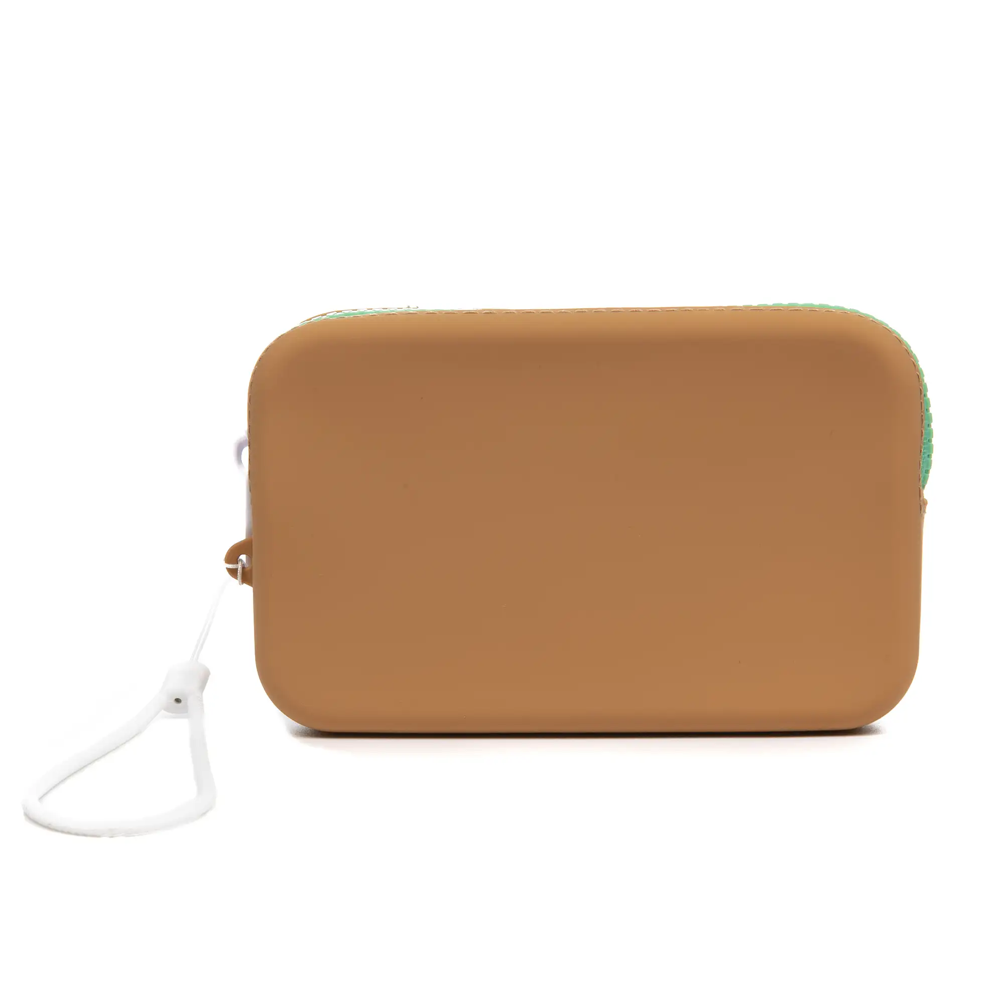 Villasor monedero / bolso de mano con asa, de silicona y asa flexible.