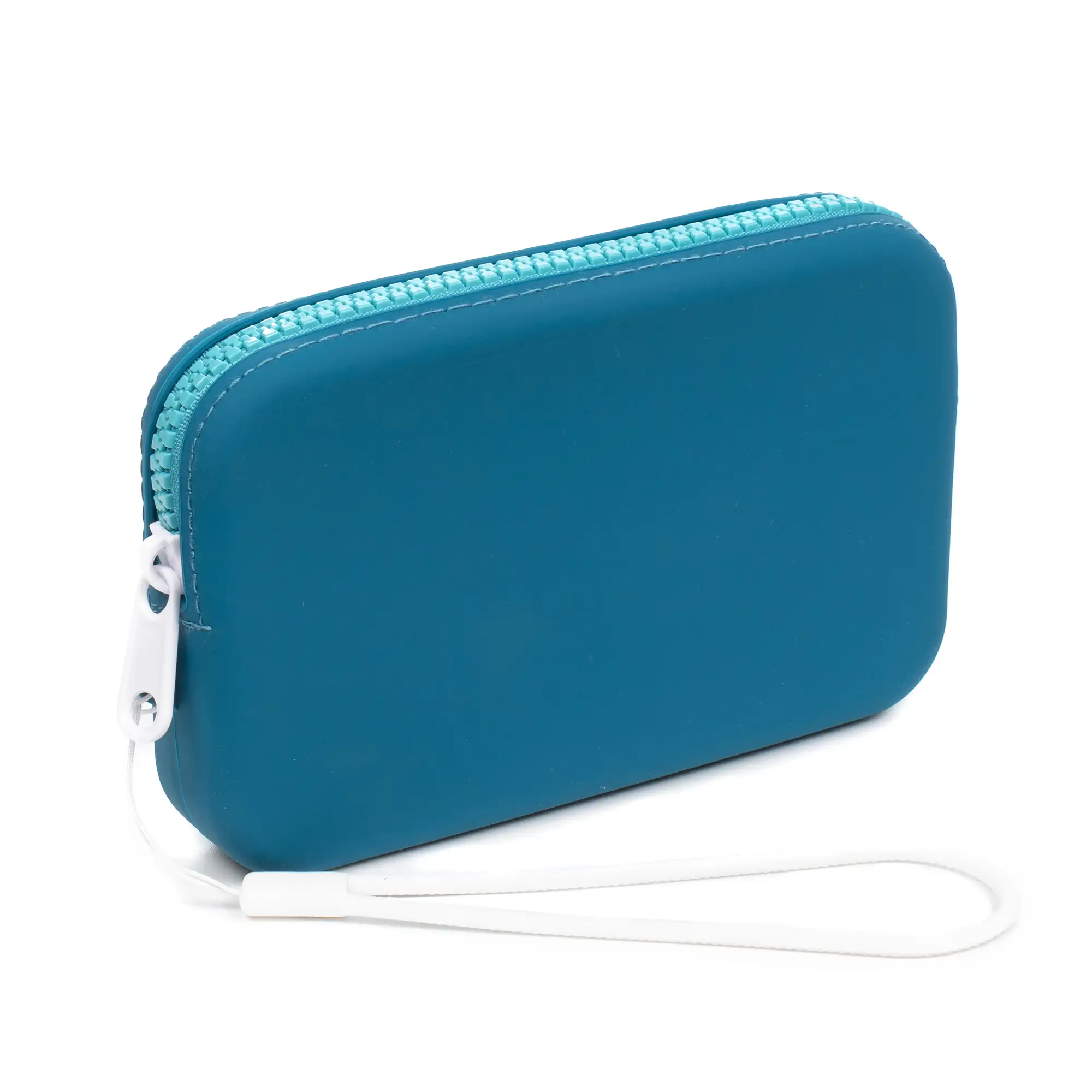 Villasor monedero / bolso de mano con asa, de silicona y asa flexible.