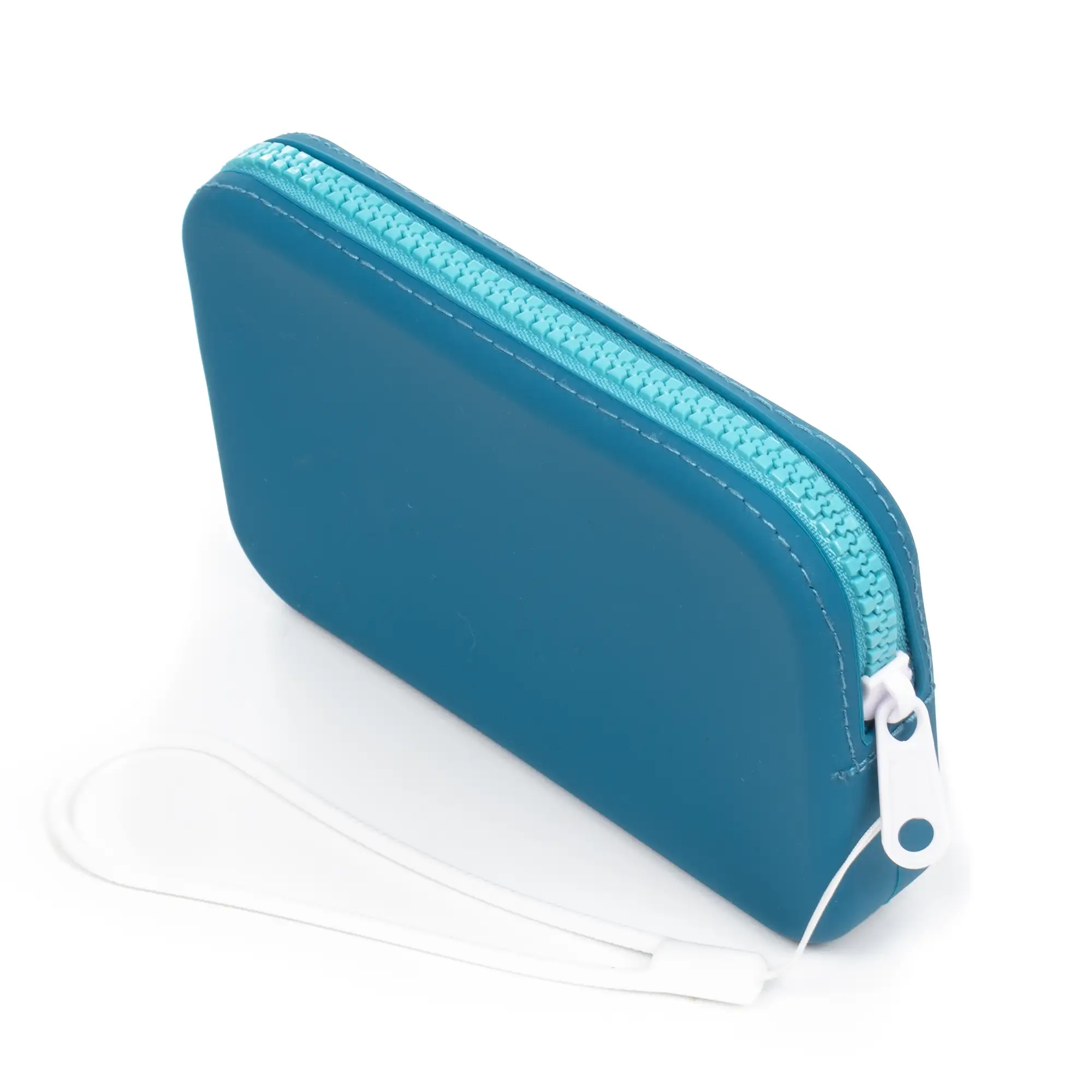 Villasor monedero / bolso de mano con asa, de silicona y asa flexible.
