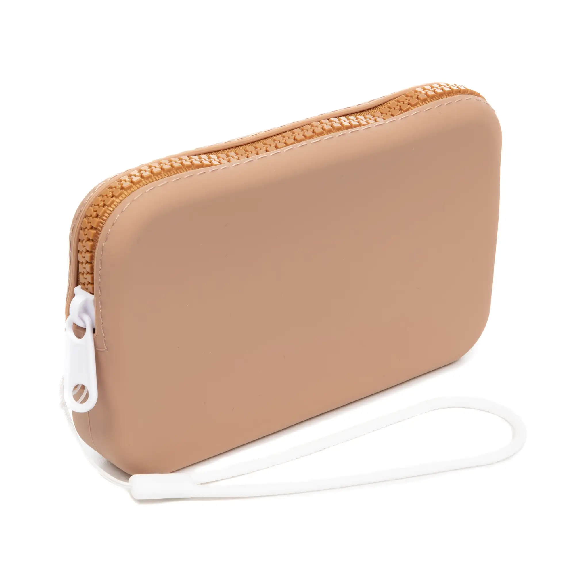 Villasor monedero / bolso de mano con asa, de silicona y asa flexible.
