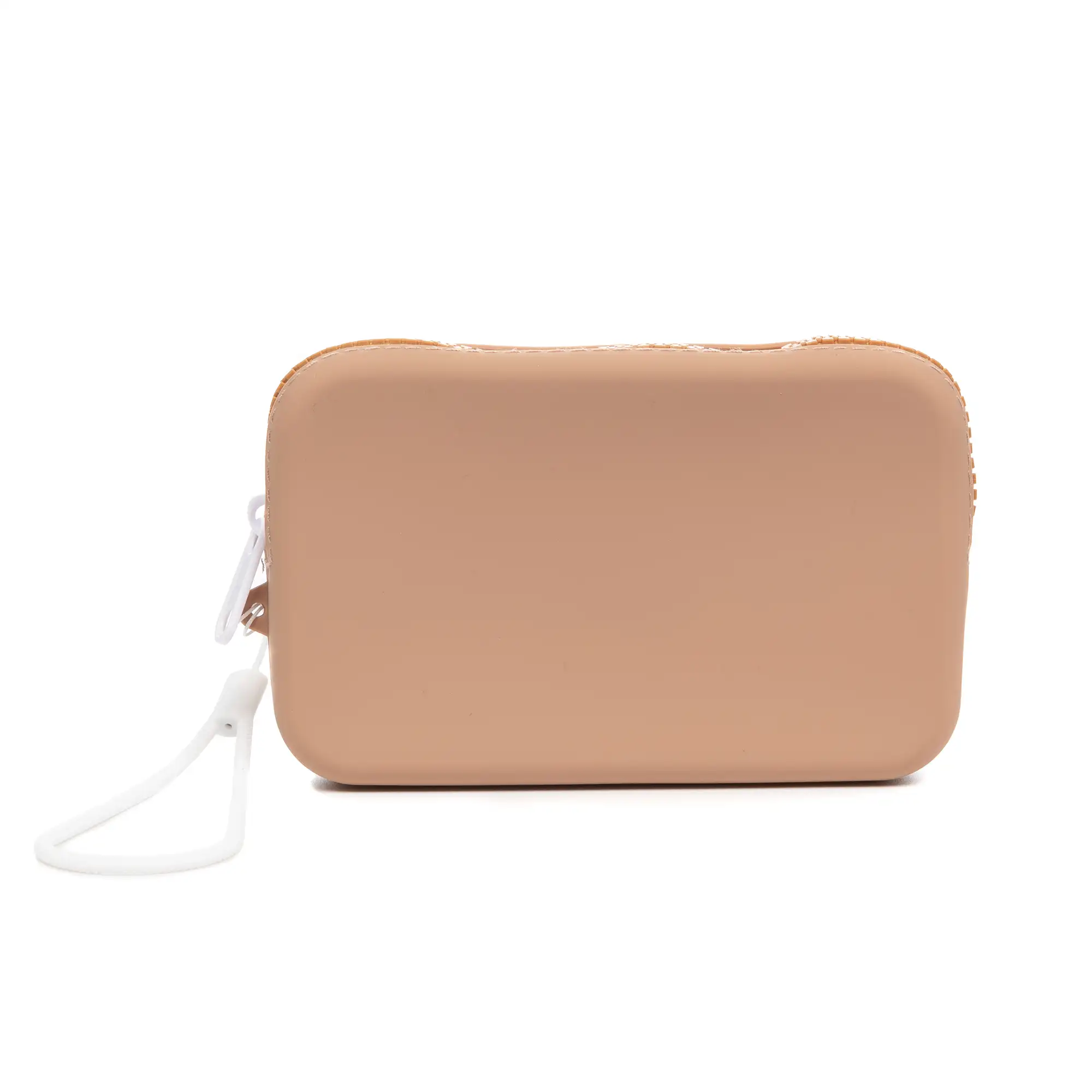 Villasor monedero / bolso de mano con asa, de silicona y asa flexible.