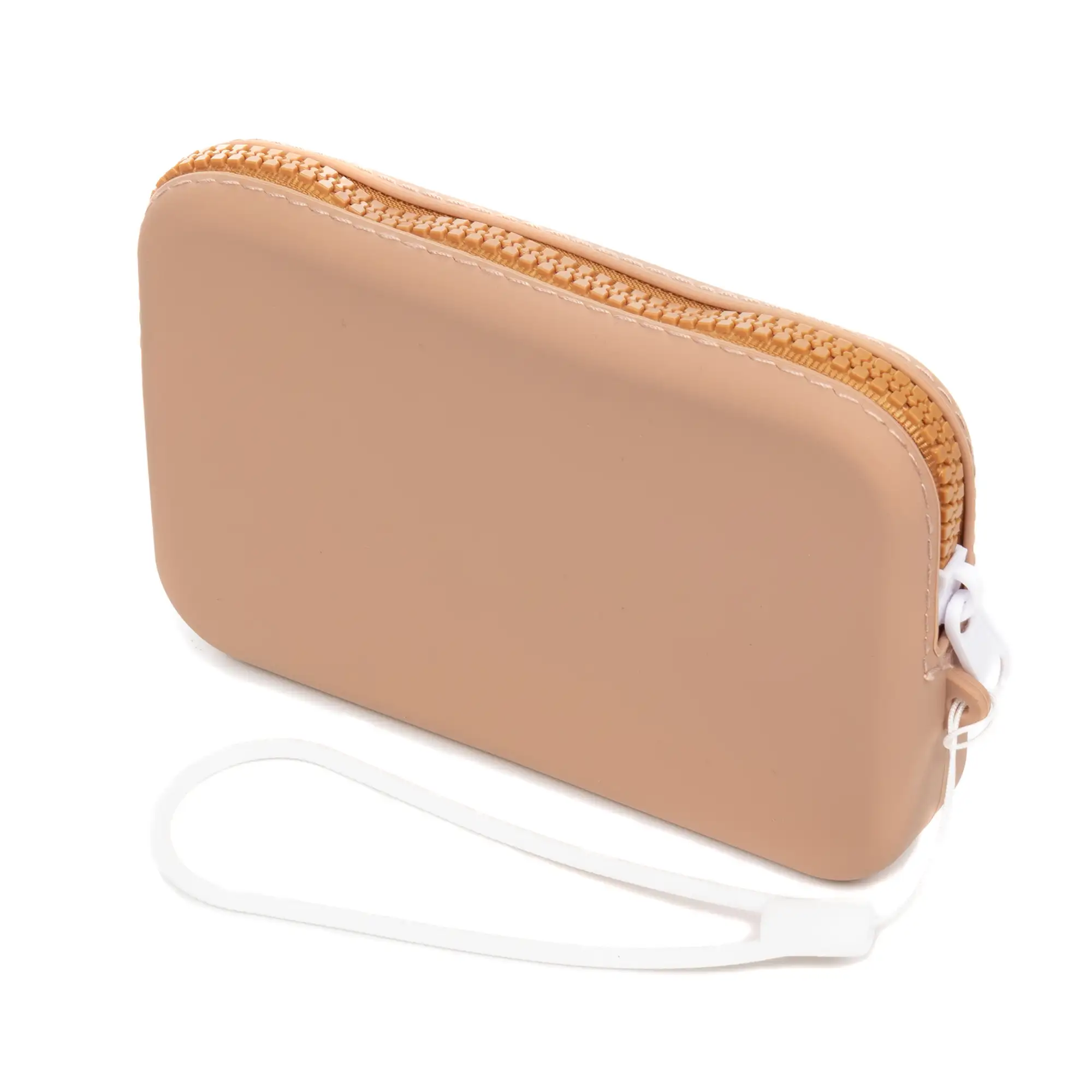 Villasor monedero / bolso de mano con asa, de silicona y asa flexible.