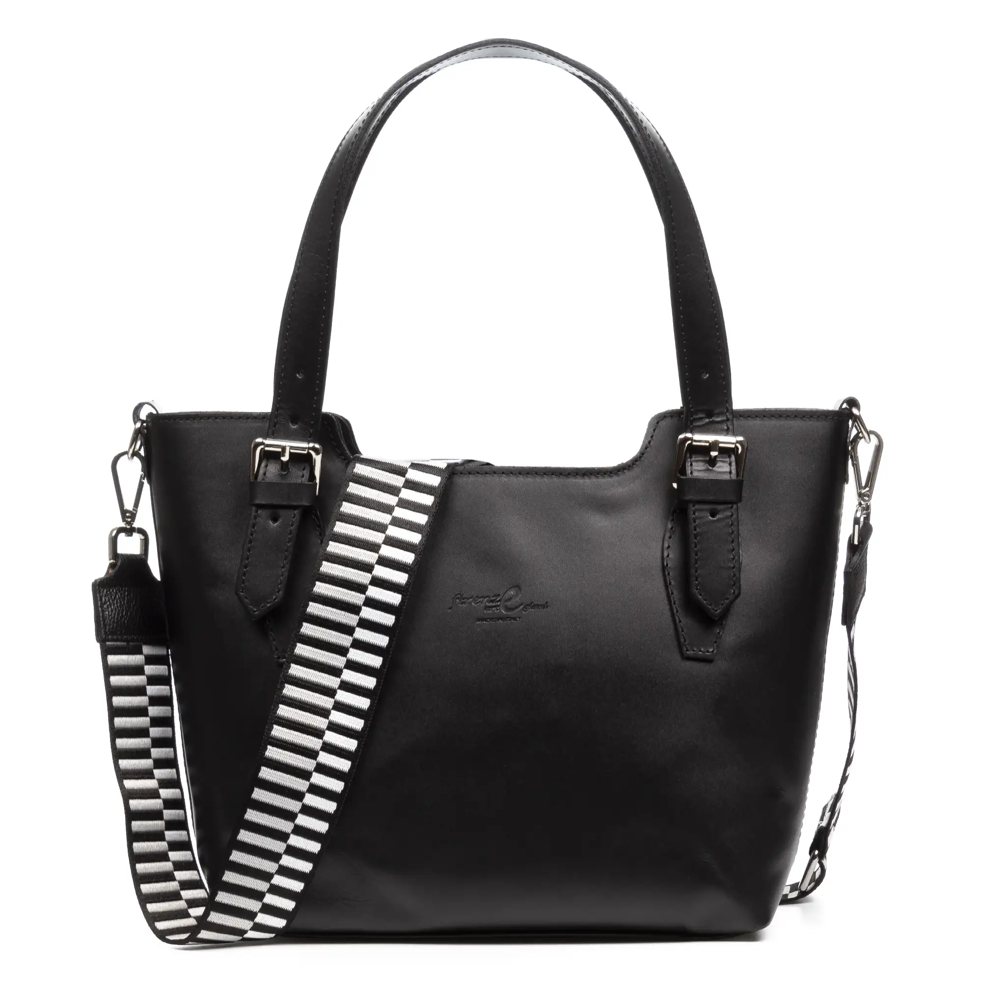 Arezzo Bolso tote Mujer con dos correas.Piel auténtica Tamponato.