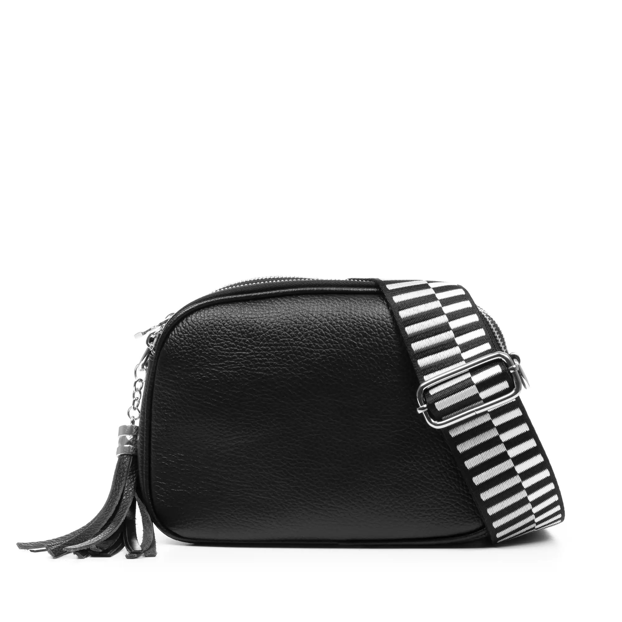 Aliminusa bolso bandolera Mujer con dos correas. Piel auténtica Dollaro.