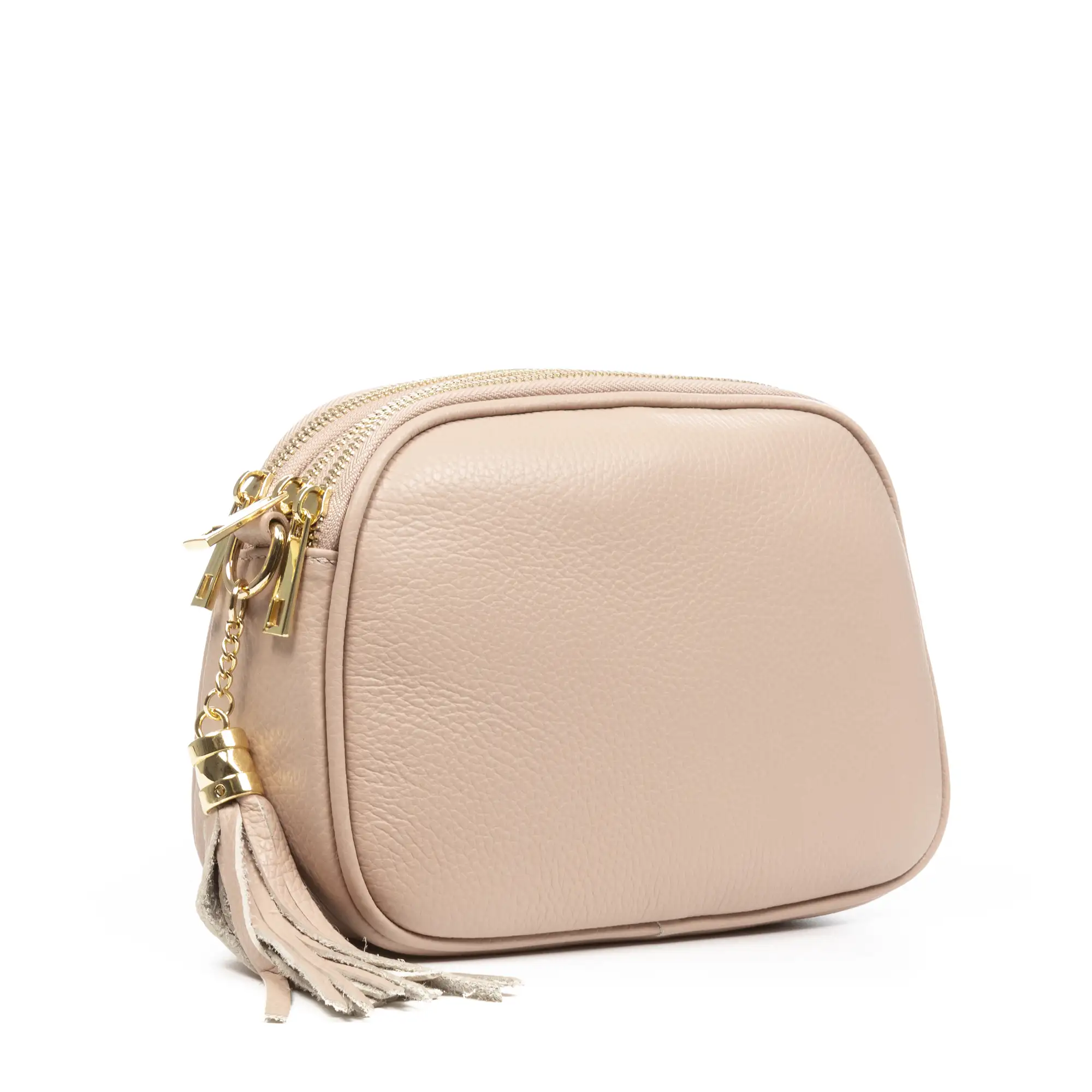 Aliminusa bolso bandolera Mujer con dos correas. Piel auténtica Dollaro.