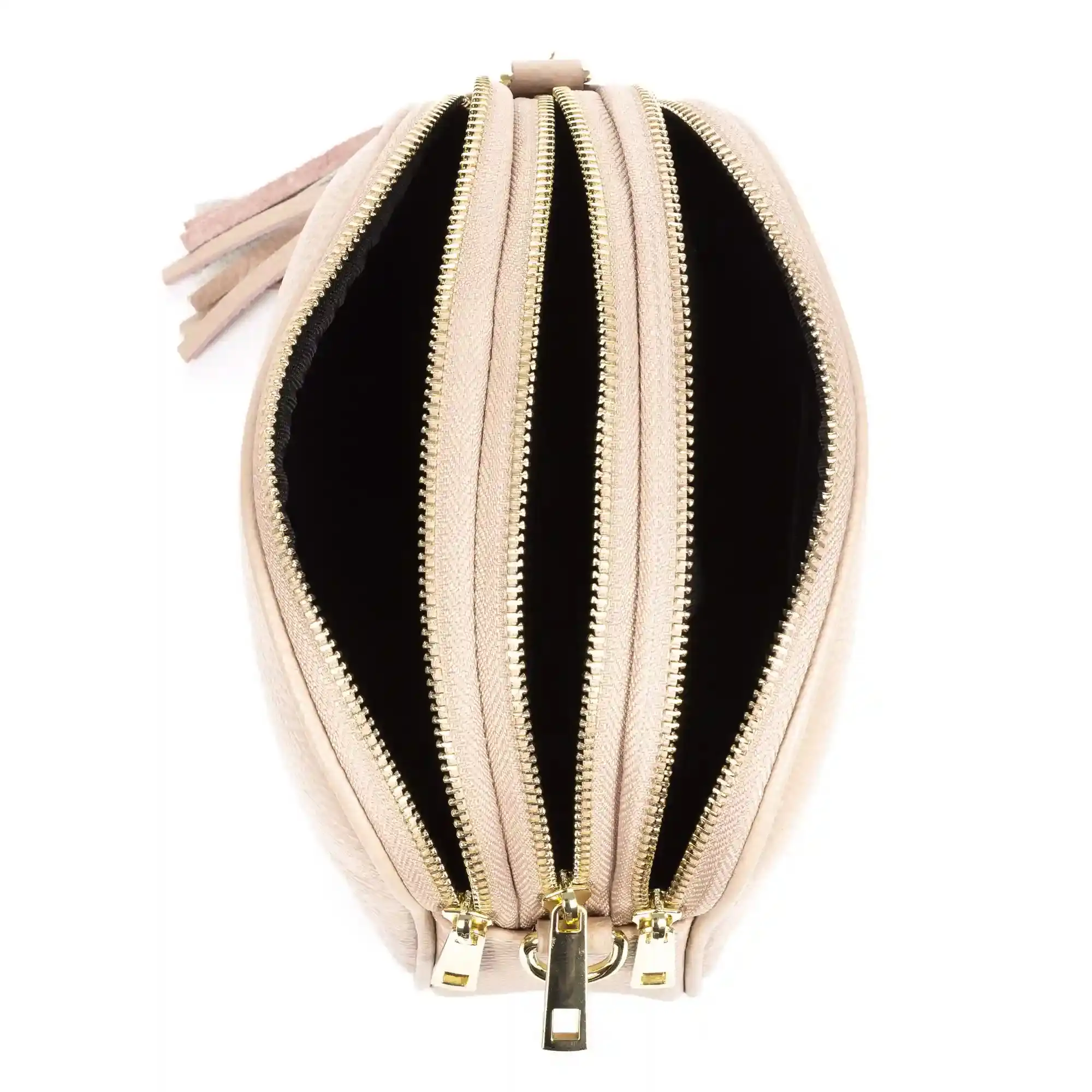Aliminusa bolso bandolera Mujer con dos correas. Piel auténtica Dollaro.