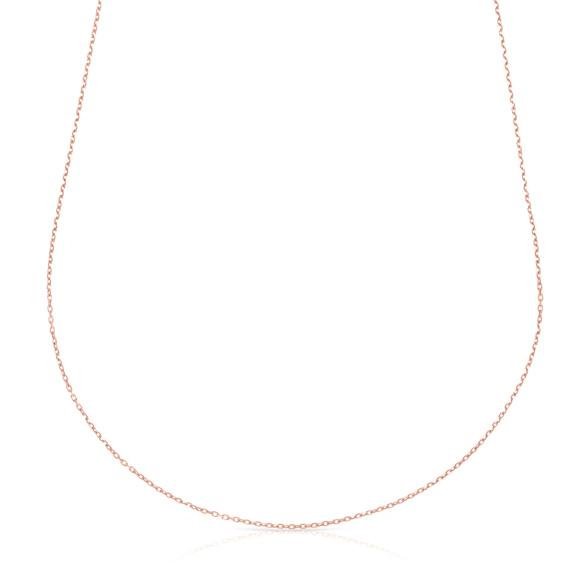 Collar Plata de Ley 925 con trama Forzatina de alargue y eslabones planos
