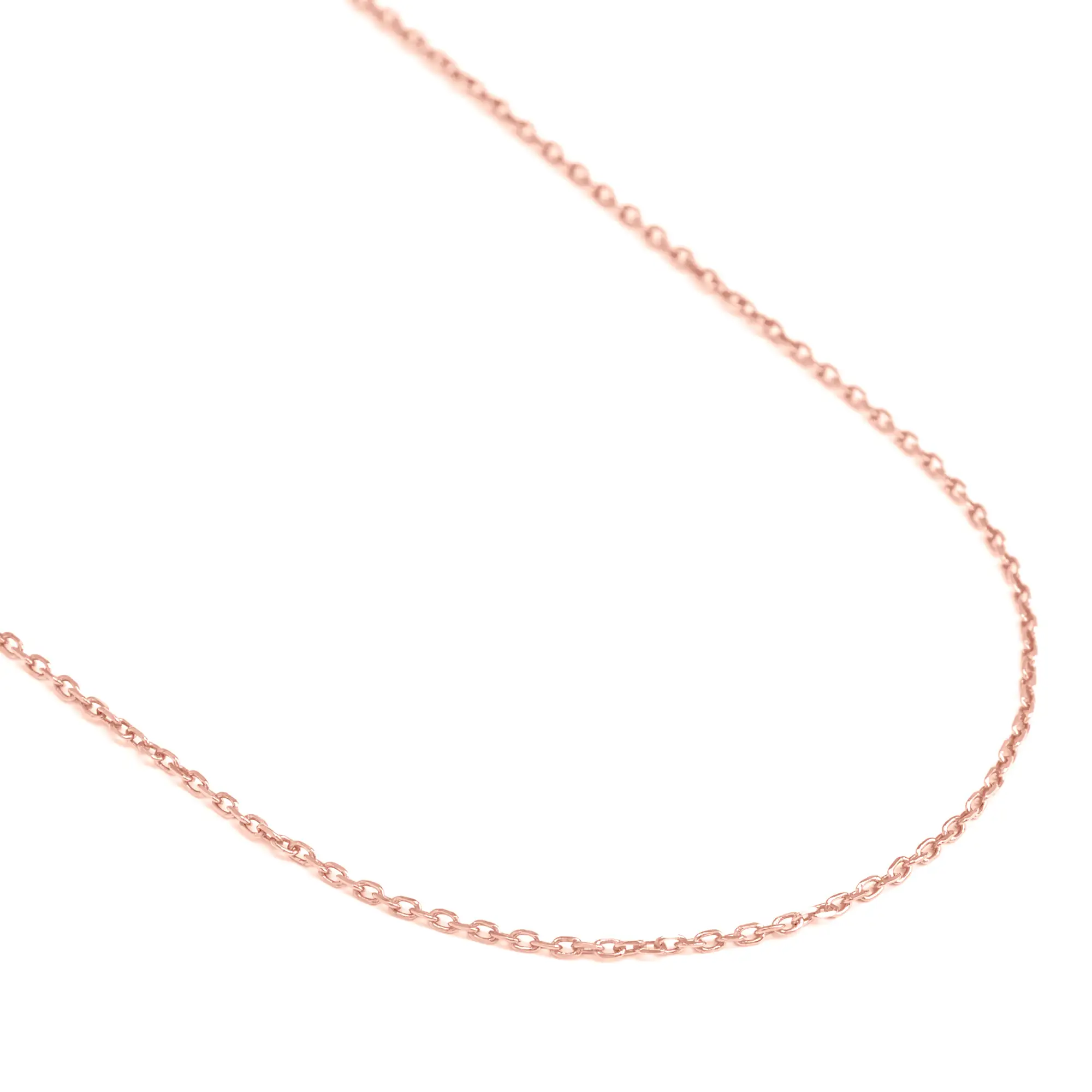 Collar Plata de Ley 925 con trama Forzatina de alargue y eslabones planos