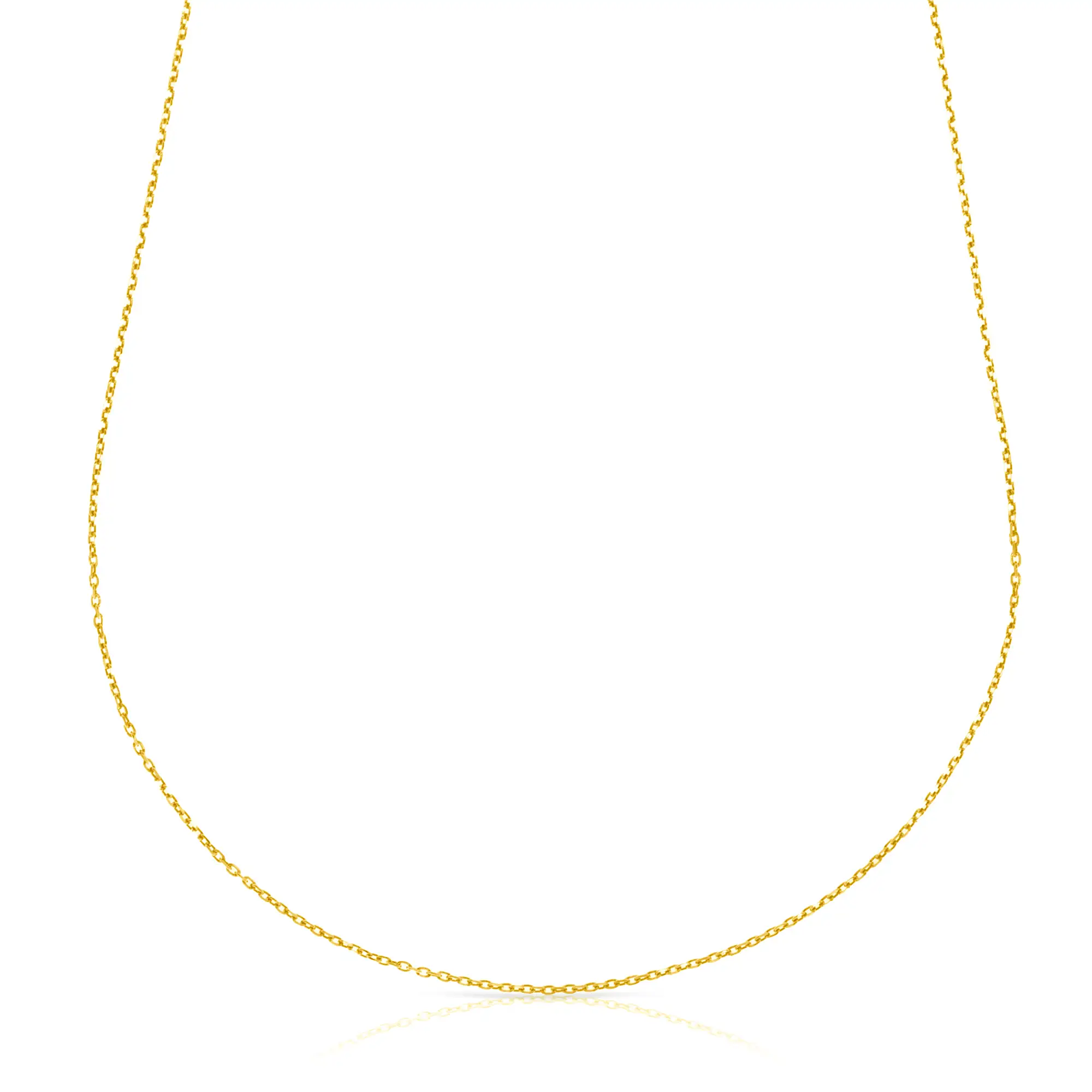 Collar Plata de Ley 925 con trama Forzatina de alargue y eslabones planos